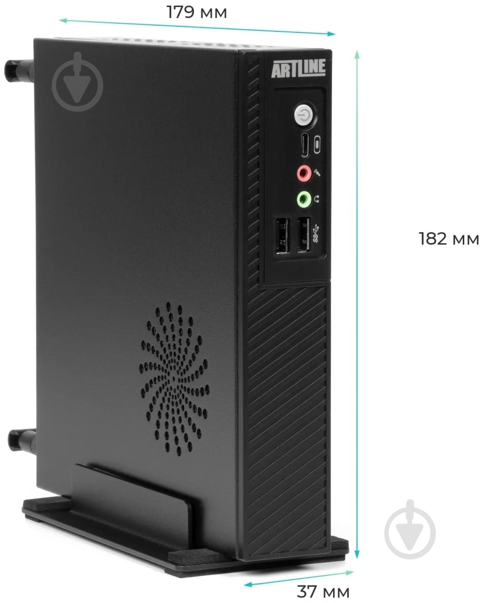 Неттоп Artline Business B16 (B16v52) black - фото 3