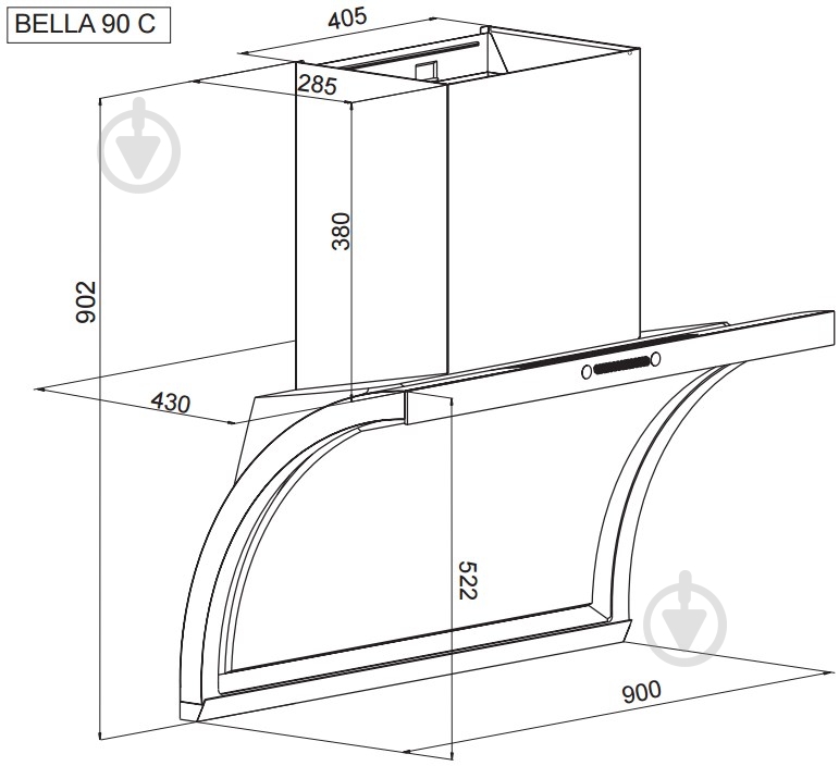 Вытяжка Gunter&Hauer BELLA 90 C - фото 7 Вытяжка Gunter&Hauer BELLA 90 C - фото 7