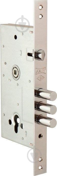 Дверной замок входной Kale 252 R никель - фото 1