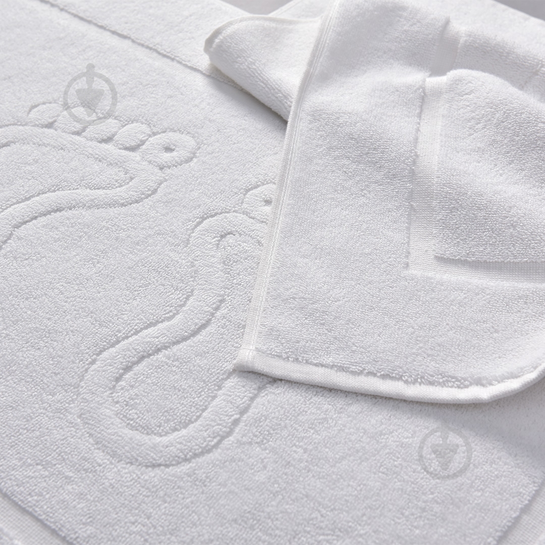 Килимок для ніг 50x70 см білий IDEIA - фото 4