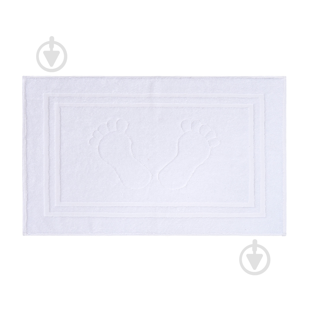 Килимок для ніг 50x70 см білий IDEIA - фото 1