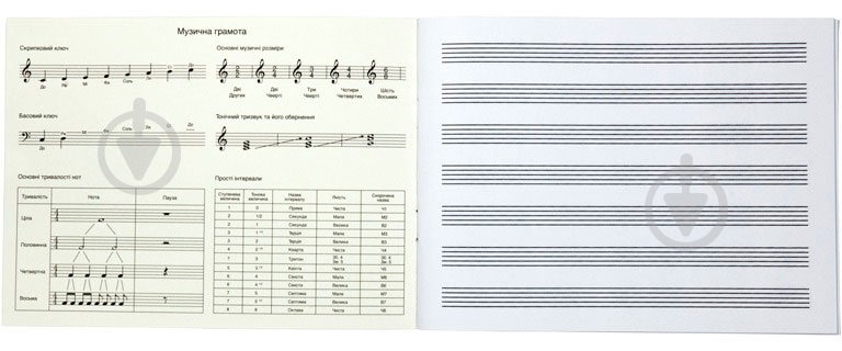 Тетрадь для нот 20 листов r19-405-2 KITE - фото 2 Тетрадь для нот 20 листов r19-405-2 KITE - фото 2