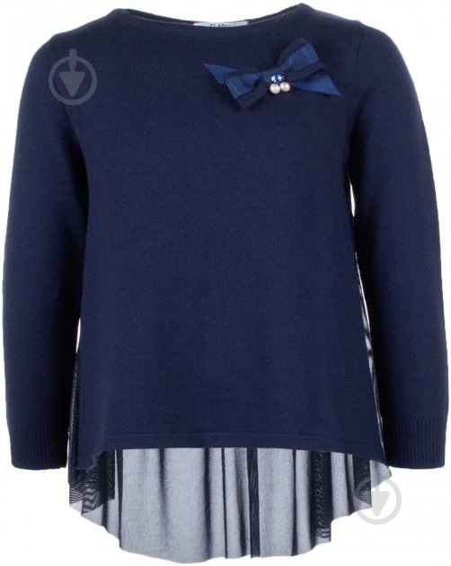 Джемпер для девочки Flash р.140 синий 19G095-4-1111_421 - фото 1 Джемпер для девочки Flash р.140 синий 19G095-4-1111_421 - фото 1