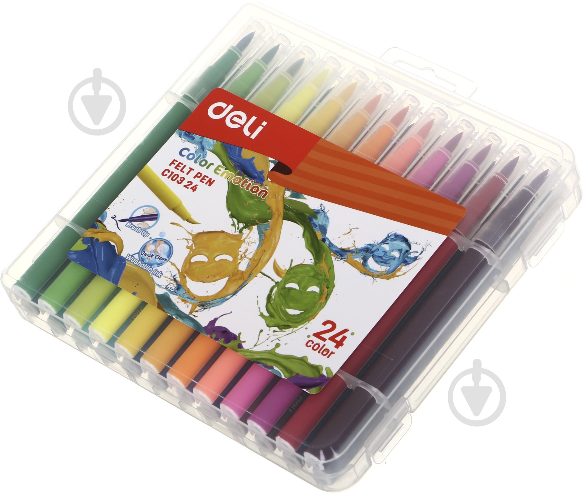 Фломастери EС10324 24 шт. Deli - фото 2 Фломастери EС10324 24 шт. Deli - фото 2