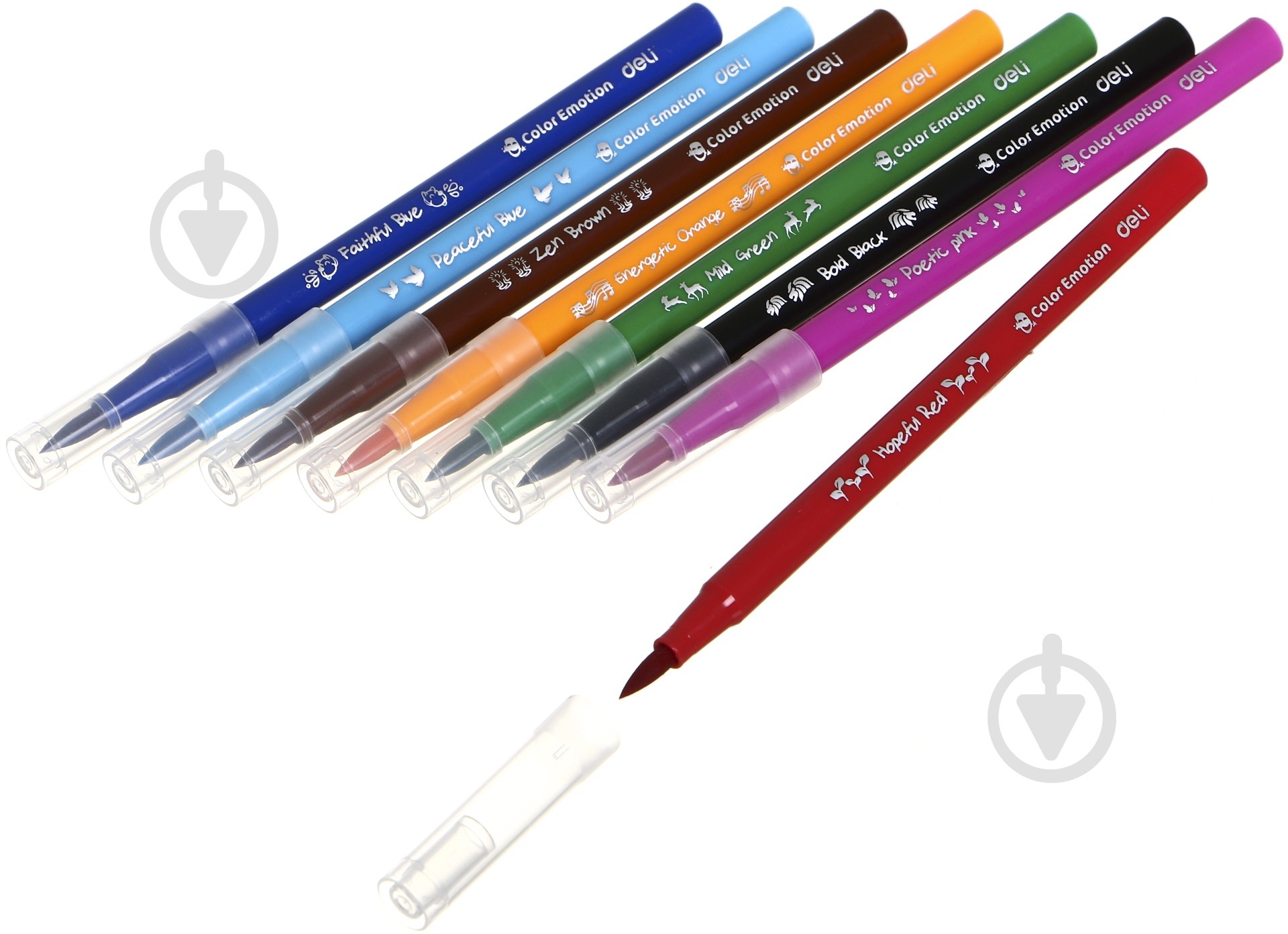 Фломастери EС10324 24 шт. Deli - фото 3 Фломастери EС10324 24 шт. Deli - фото 3