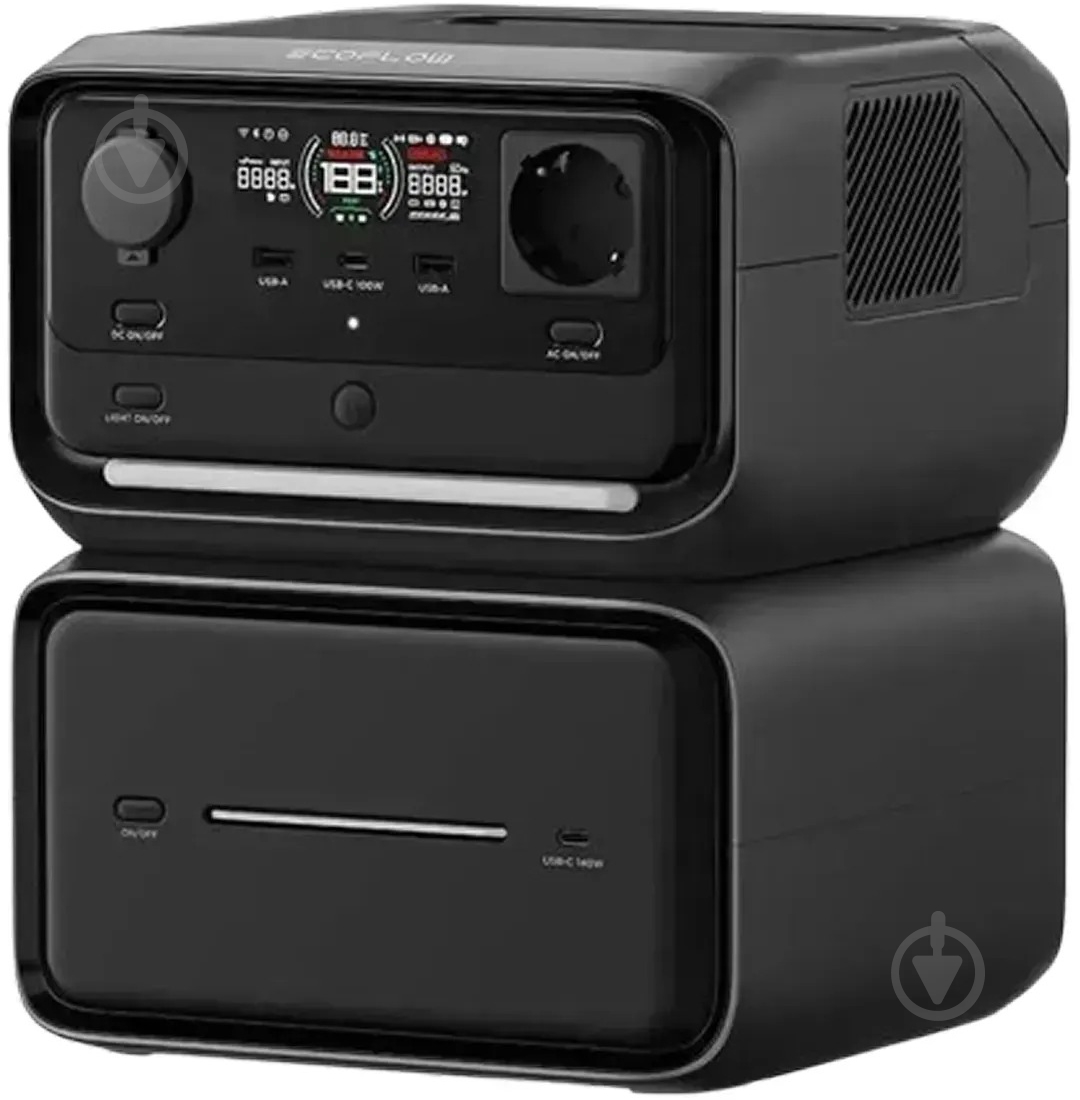 Зарядная станция EcoFlow RIVER 3 Max Plus (EFRIVER3MaxPlus-EU-CBOX) (858 Вт·ч) - фото 2 Зарядная станция EcoFlow RIVER 3 Max Plus (EFRIVER3MaxPlus-EU-CBOX) (858 Вт·ч) - фото 2