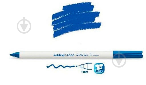 Маркер Edding e-4600/03 синий - фото 3