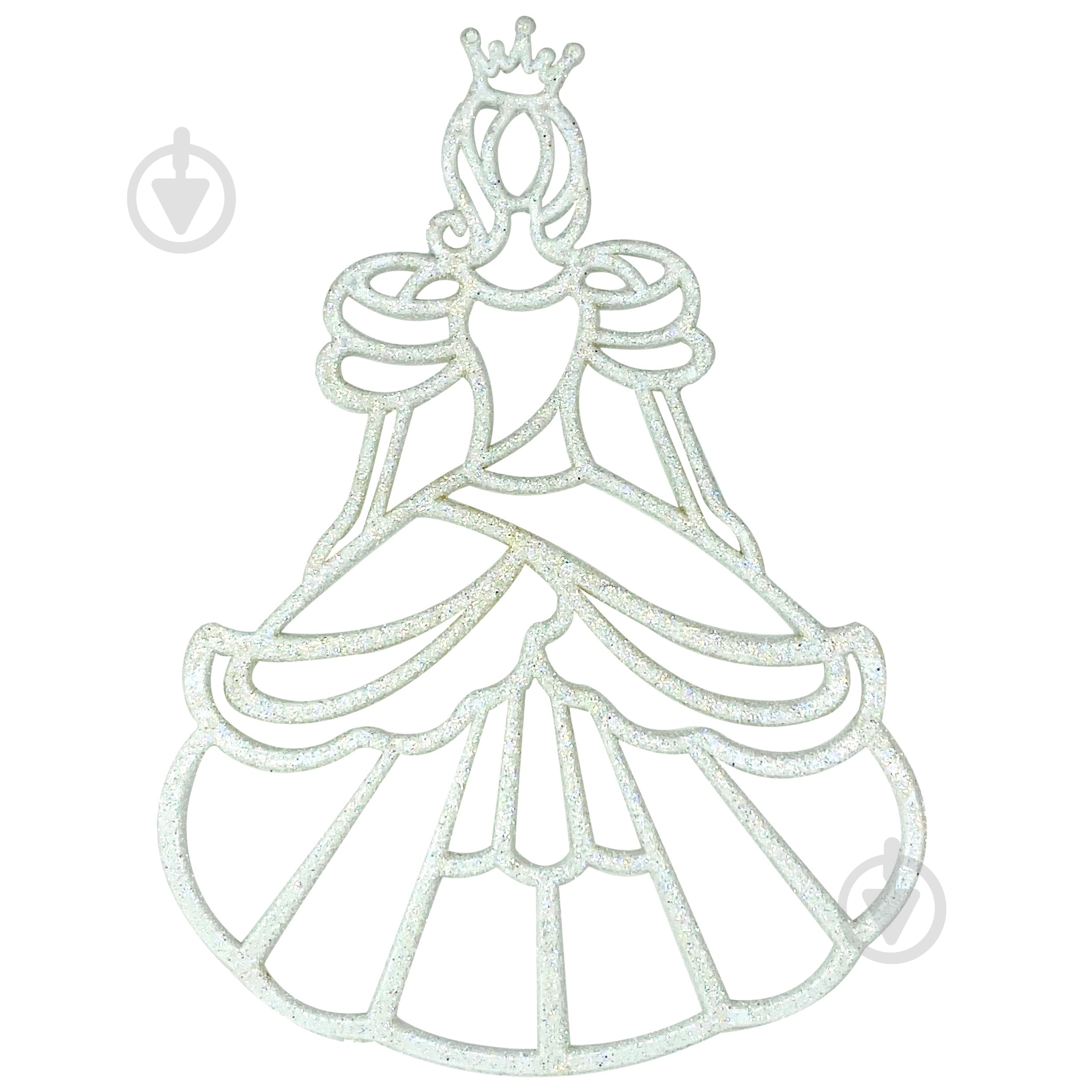 Елочная игрушка Принцеса 2Д 12 см - фото 1 Елочная игрушка Принцеса 2Д 12 см - фото 1