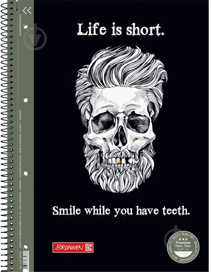 Блокнот Skull Brunnen - фото 1