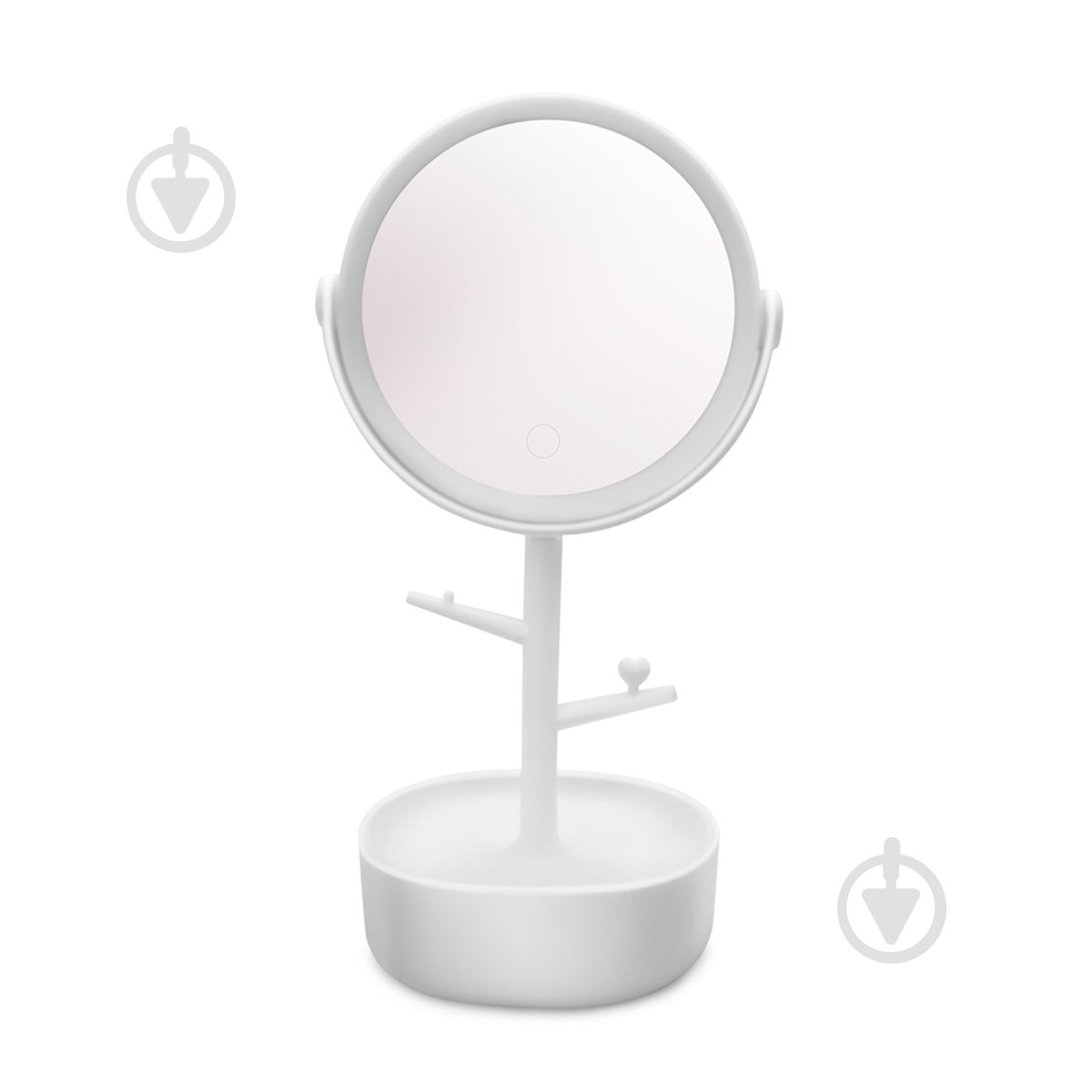 Зеркало косметическое BP-37 WHITE - фото 1