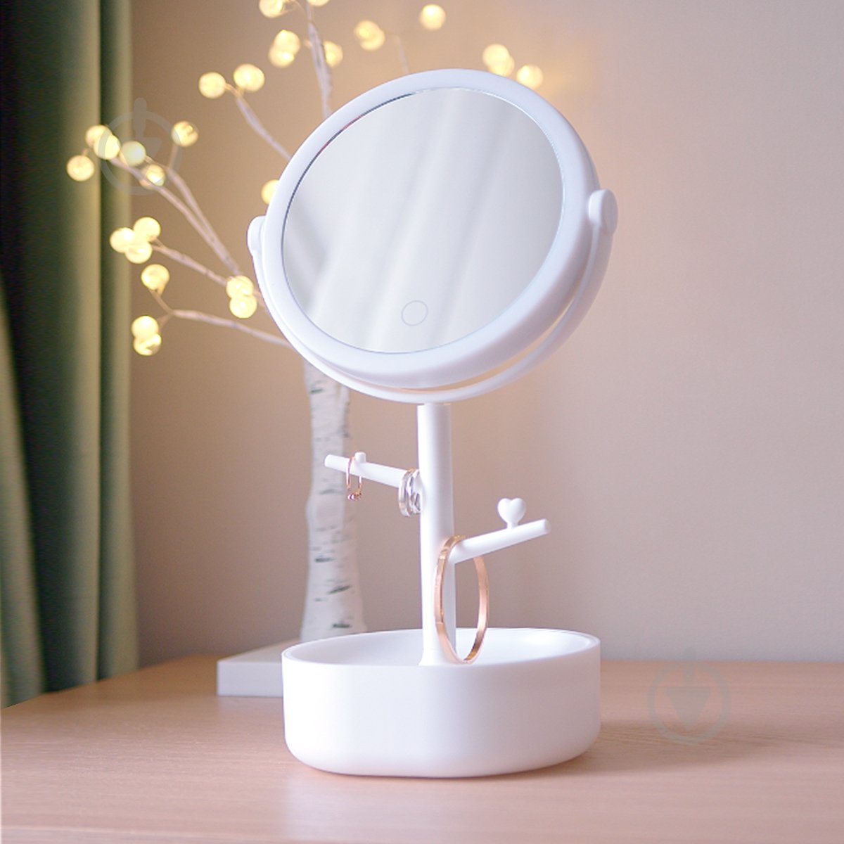 Зеркало косметическое BP-37 WHITE - фото 4