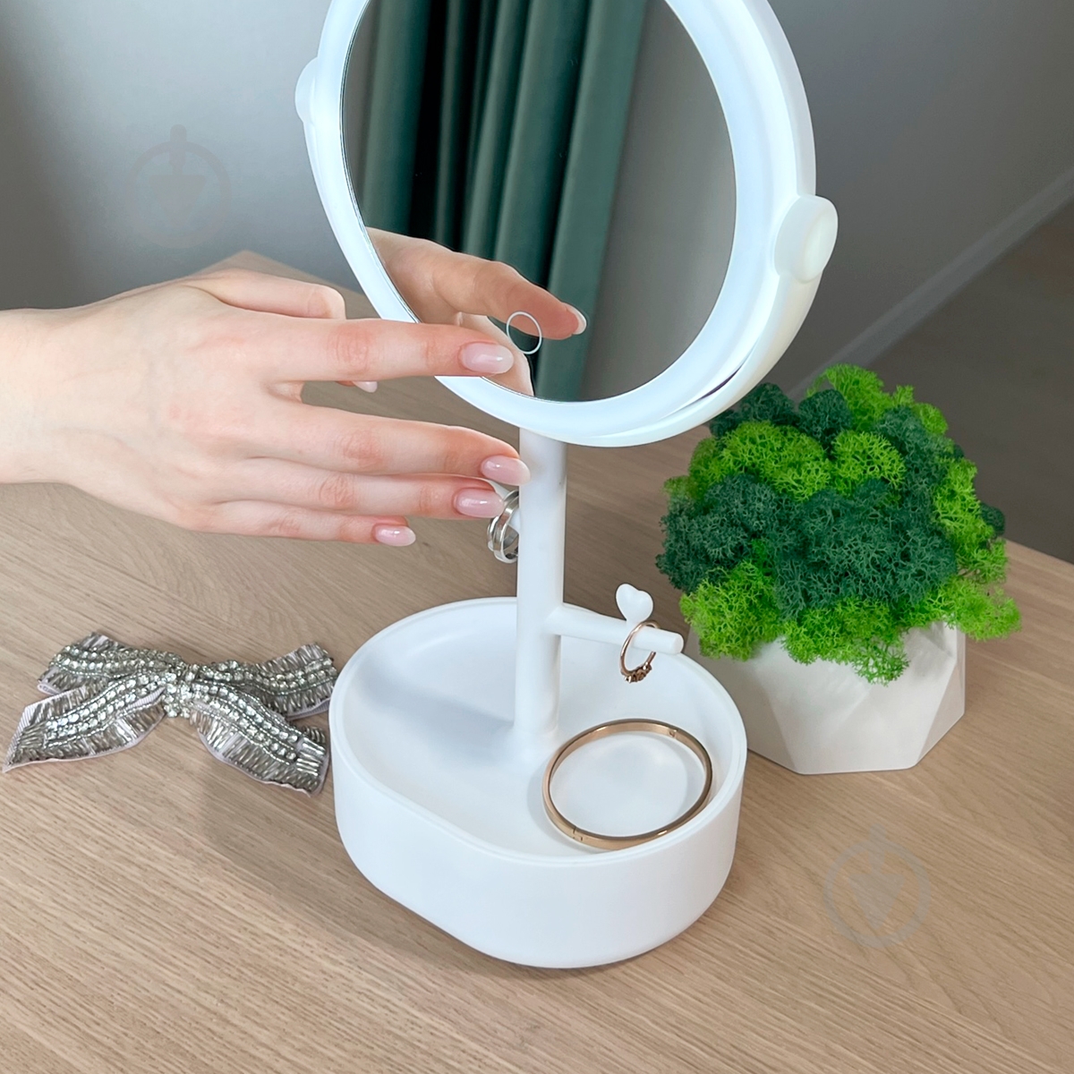 Дзеркало косметичне BP-37 WHITE - фото 8 Дзеркало косметичне BP-37 WHITE - фото 8