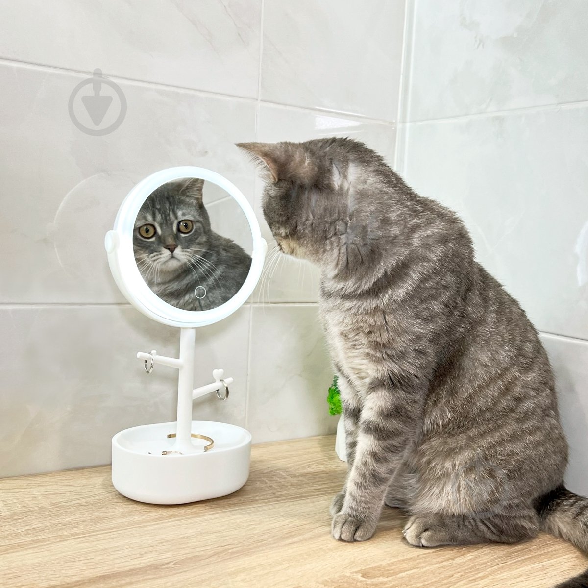 Дзеркало косметичне BP-37 WHITE - фото 5 Дзеркало косметичне BP-37 WHITE - фото 5