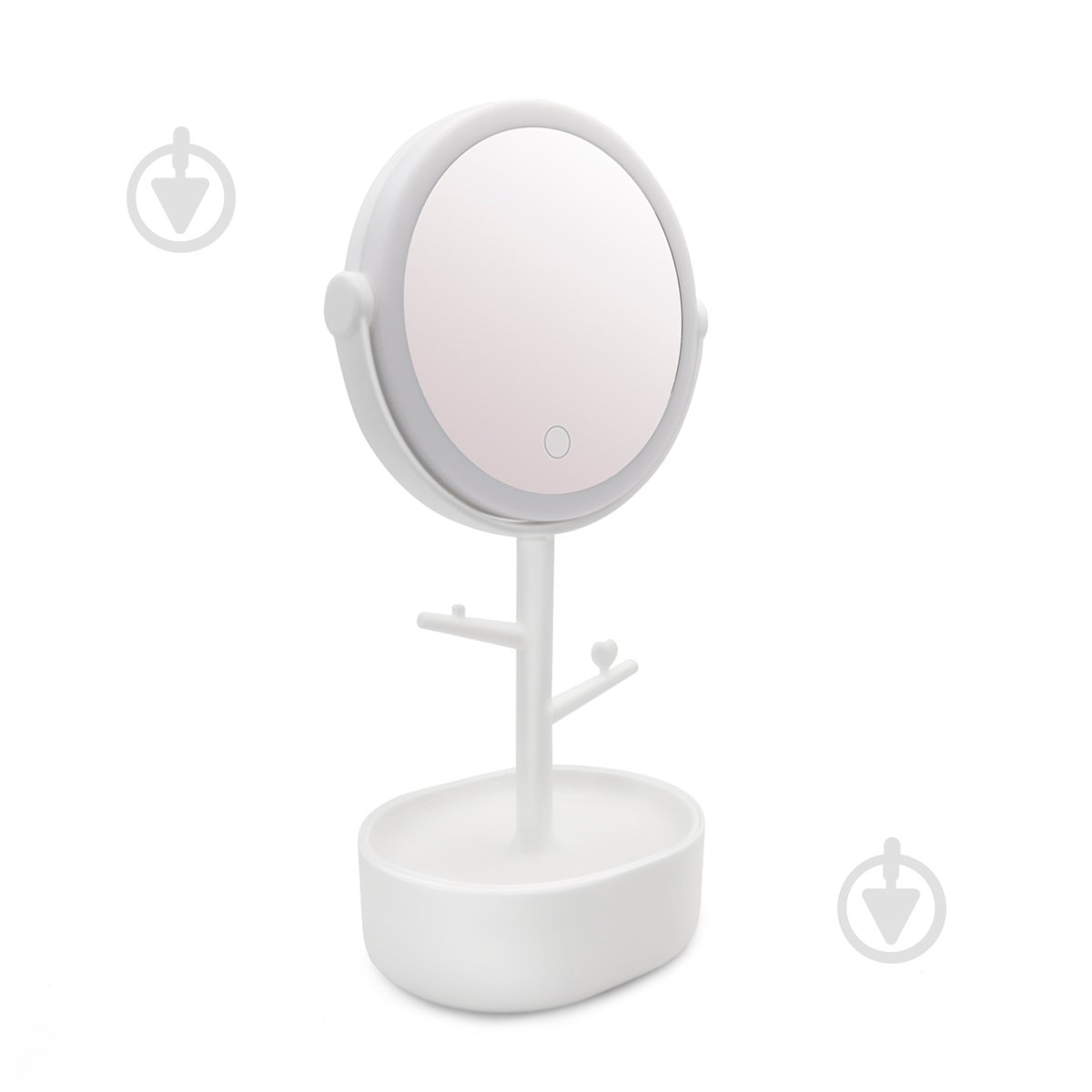 Зеркало косметическое BP-37 WHITE - фото 2