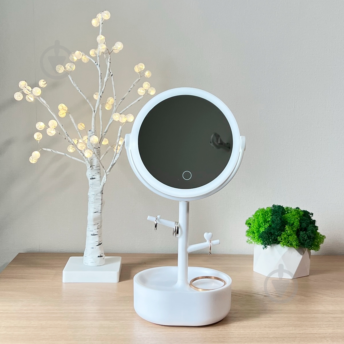 Дзеркало косметичне BP-37 WHITE - фото 11 Дзеркало косметичне BP-37 WHITE - фото 11