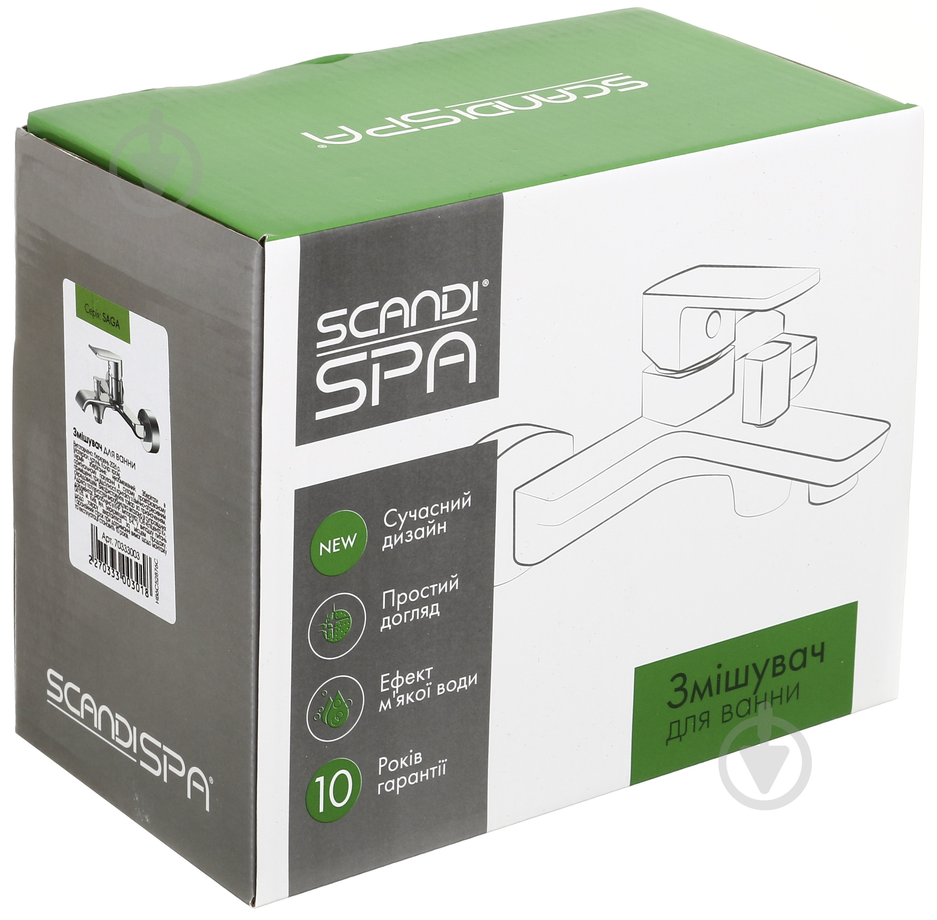 Смеситель для ванны ScandiSPA Saga хром (HB6C52876C) - фото 5 Смеситель для ванны ScandiSPA Saga хром (HB6C52876C) - фото 5