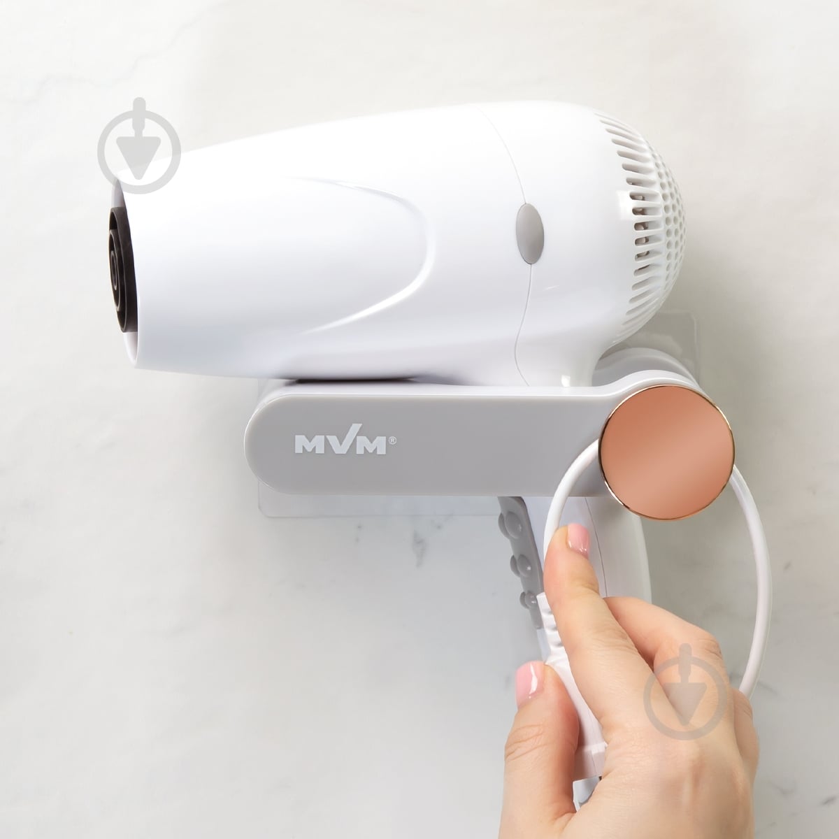 Держатель для фена MVM BP-32 white/gray - фото 7