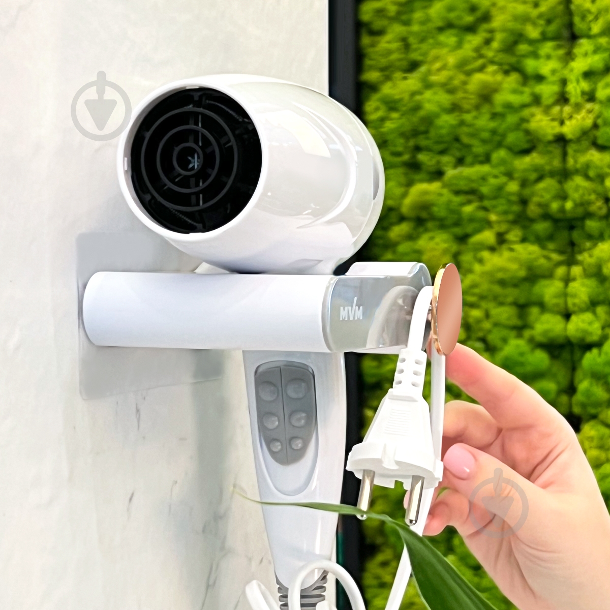 Держатель для фена MVM BP-32 white/gray - фото 9
