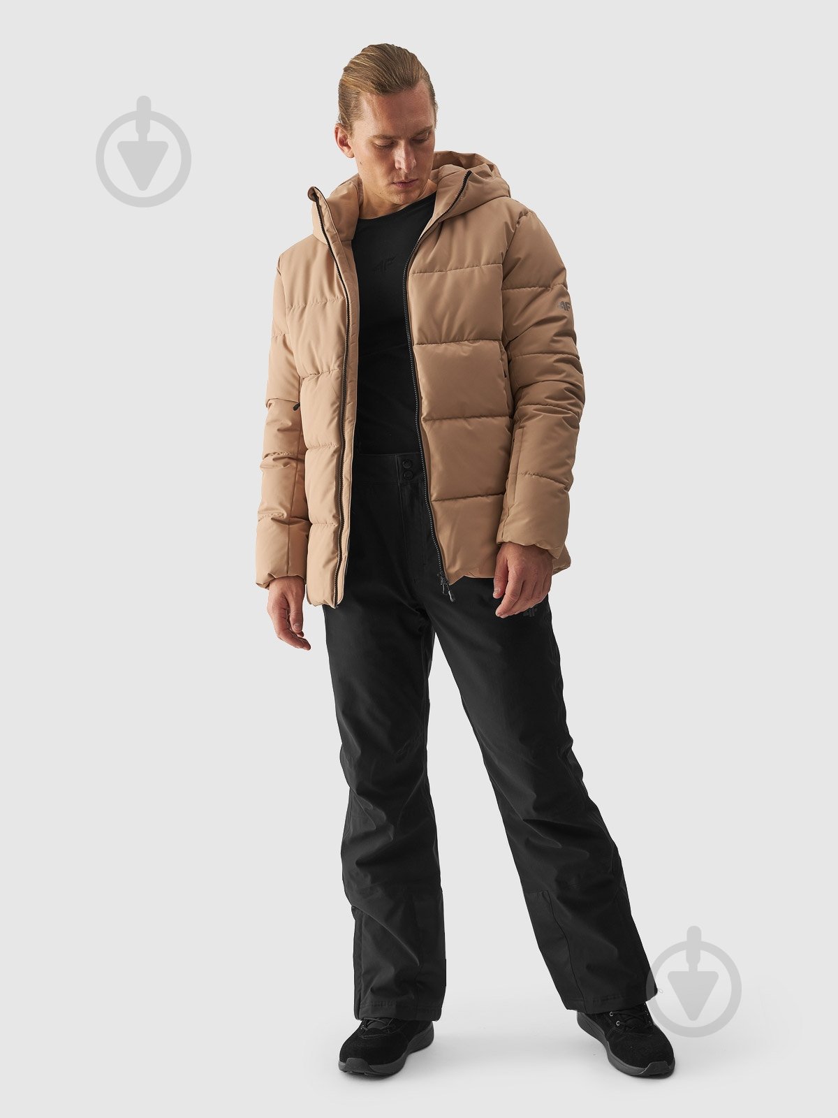 Куртка чоловіча зимова 4F TECHNICAL JACKET M580 4FWAW24TTJAM580-82S р.2XL бежева - фото 3