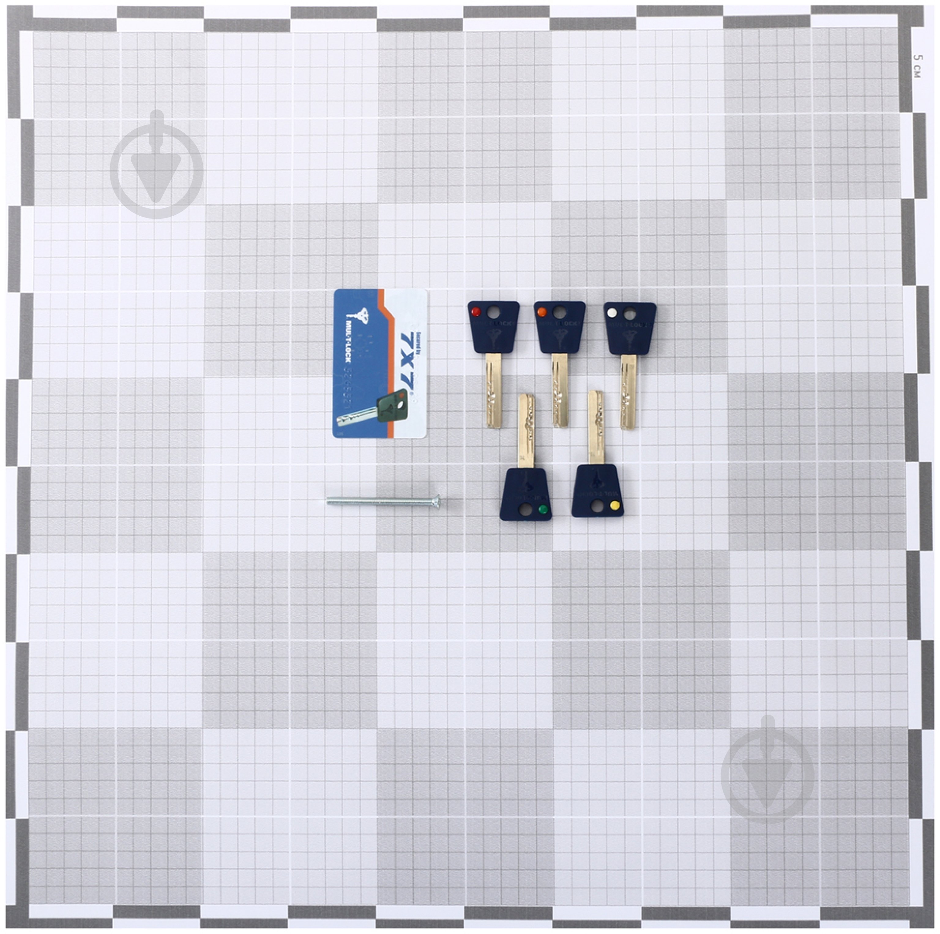 Циліндр Mul-T-Lock 7х7 40x40 ключ-ключ 80 мм нікель - фото 3 Циліндр Mul-T-Lock 7х7 40x40 ключ-ключ 80 мм нікель - фото 3