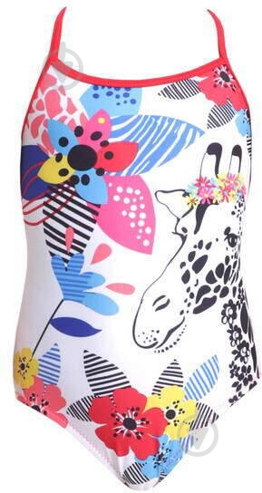 Купальник для девочек Conte E Giraffe р.122-128 /64 см красный - фото 1