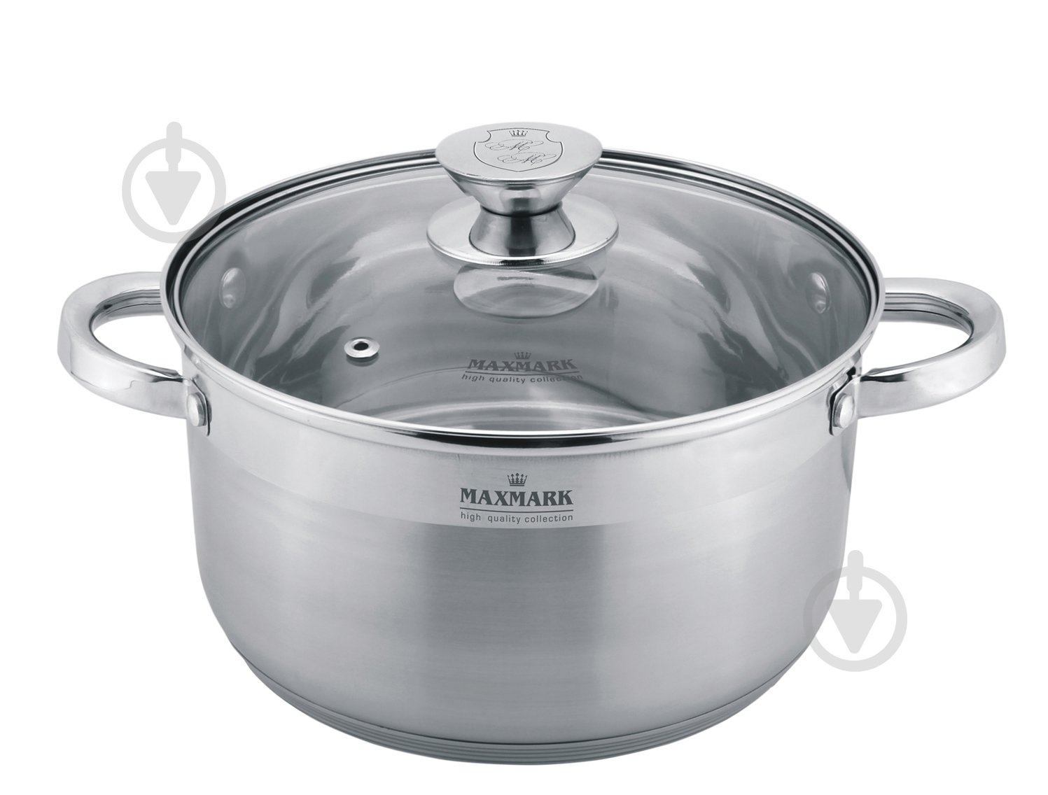 Кастрюля с крышкой Maxmark 5 л MK-3506 - фото 1 Кастрюля с крышкой Maxmark 5 л MK-3506 - фото 1