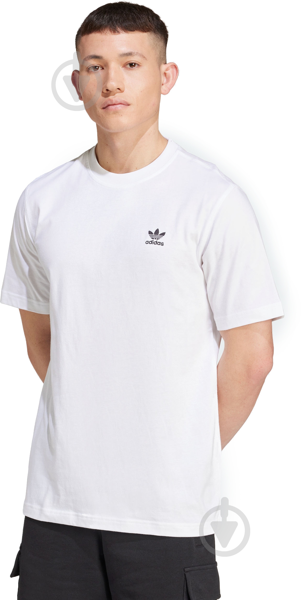 Футболка Adidas ESS TEE IZ2098 р.S белый - фото 1
