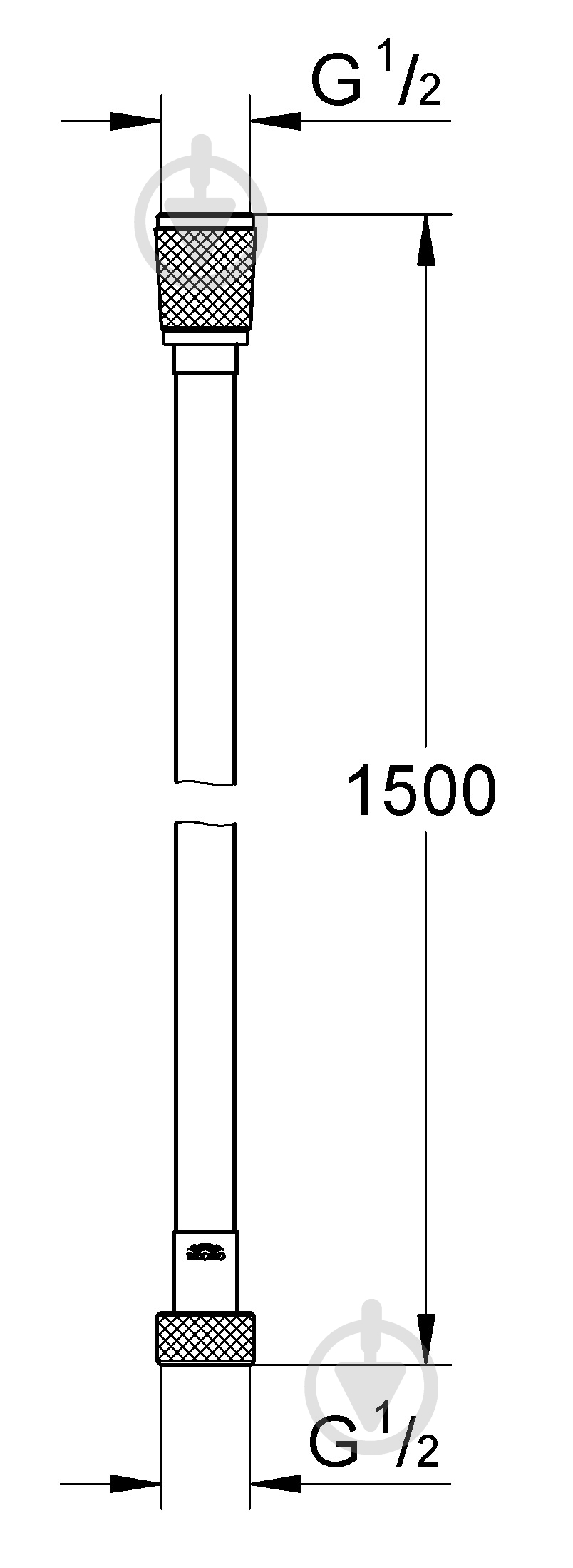 Шланг для душа Grohe Silverflex 1,5 м 28364000 - фото 2