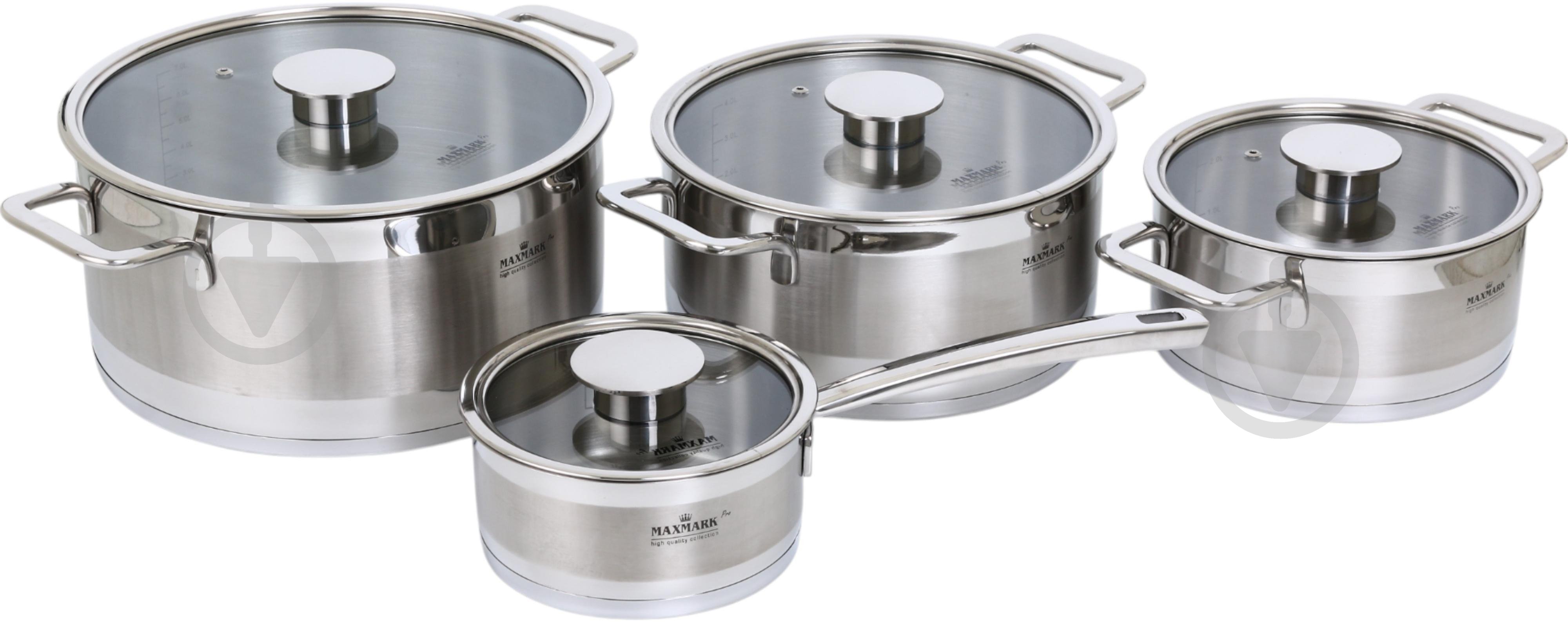 Набір посуду Maxmark 8 предметів MK-4108 - фото 1 Набір посуду Maxmark 8 предметів MK-4108 - фото 1