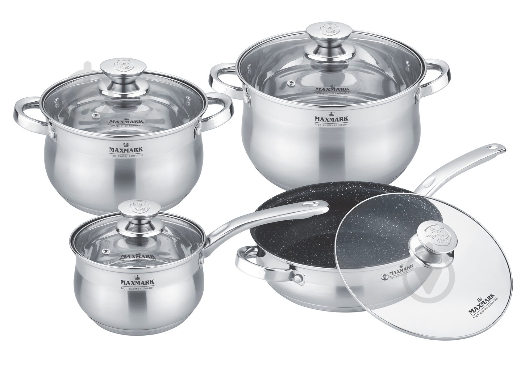 Набор посуды Maxmark 8 предметов MK-BL2508J - фото 1