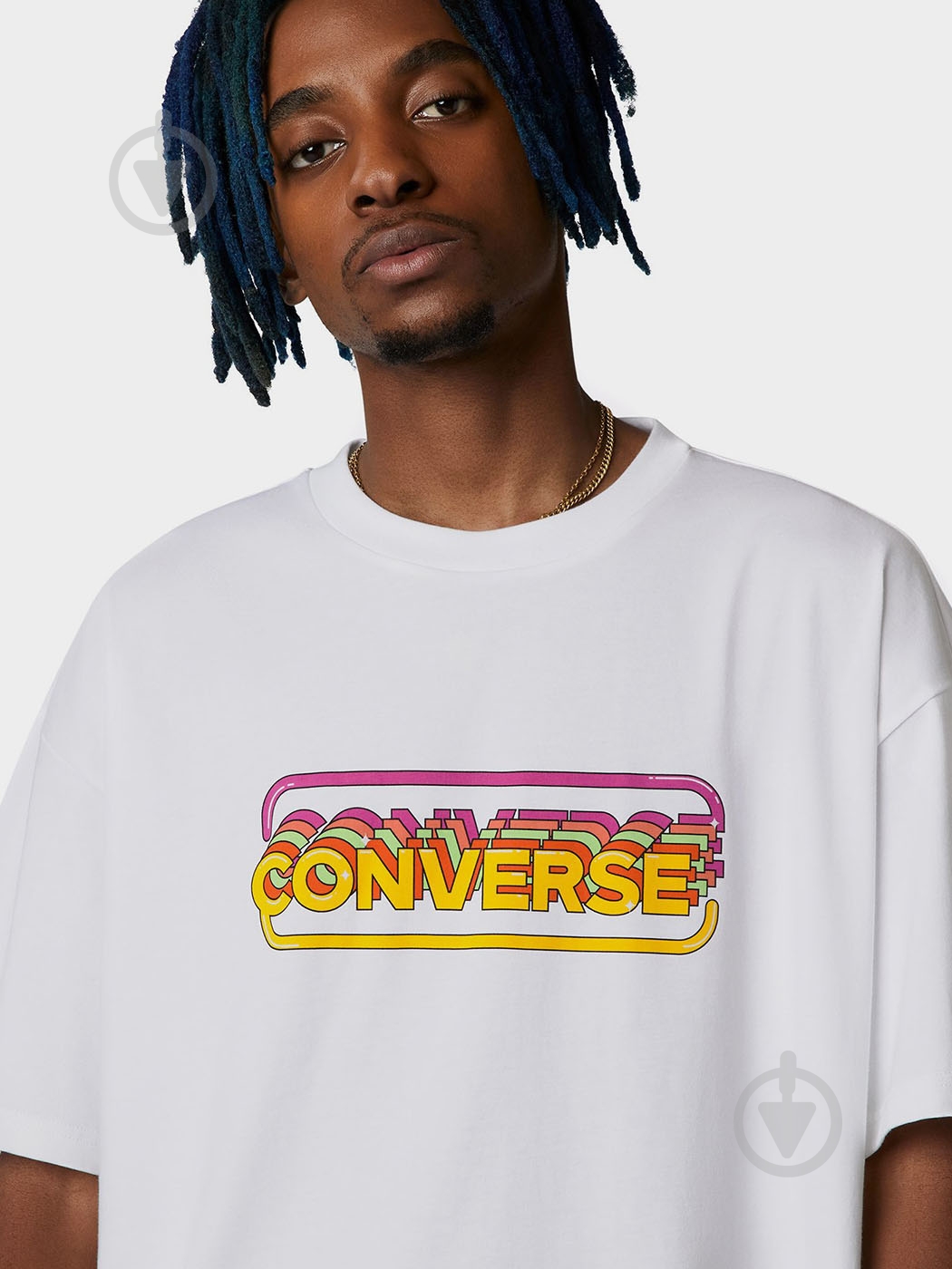 Футболка Converse 10022923-102 р.S черный - фото 2