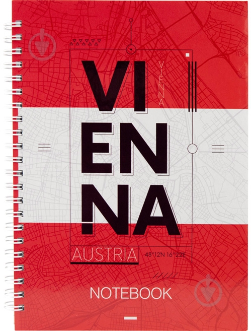 Блокнот Vienna А5 96 л 8032-07-a Axent - фото 1 Блокнот Vienna А5 96 л 8032-07-a Axent - фото 1