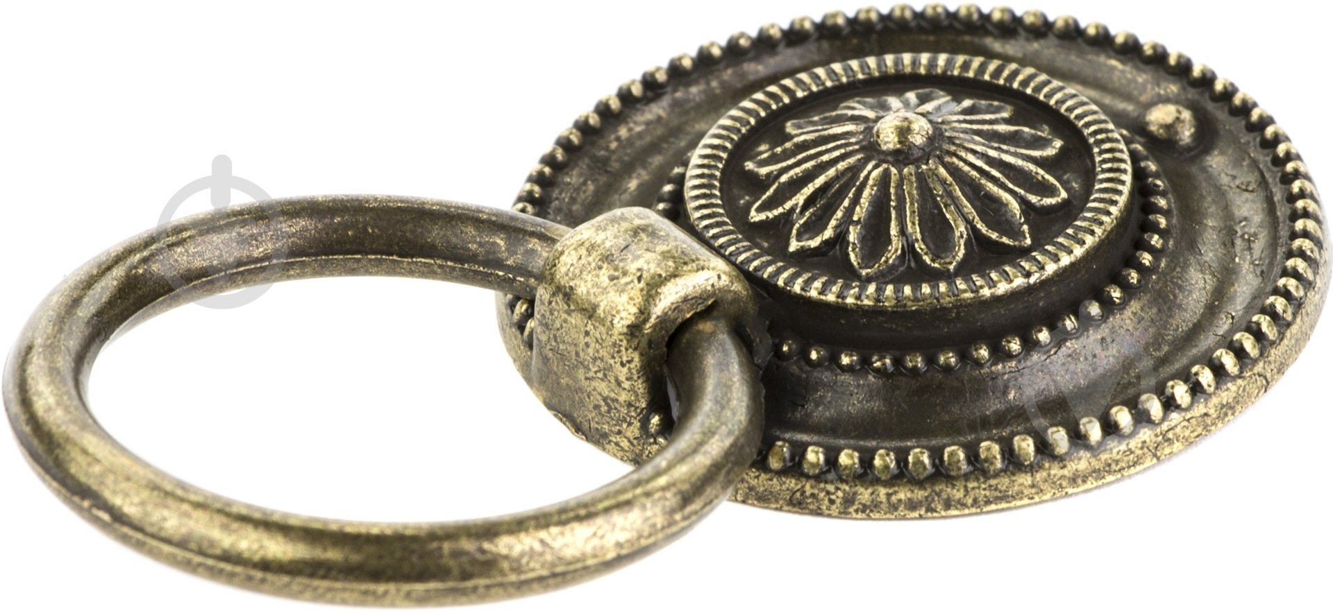 Мебельная ручка кнопка REI 2008.38 античная латунь - фото 2 Мебельная ручка кнопка REI 2008.38 античная латунь - фото 2