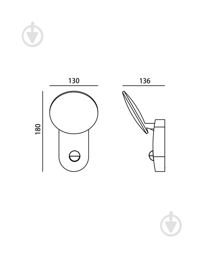 Светильник уличный настенный Italux IPIP54 черный OWL-6214-S-4K - фото 2 Светильник уличный настенный Italux IPIP54 черный OWL-6214-S-4K - фото 2