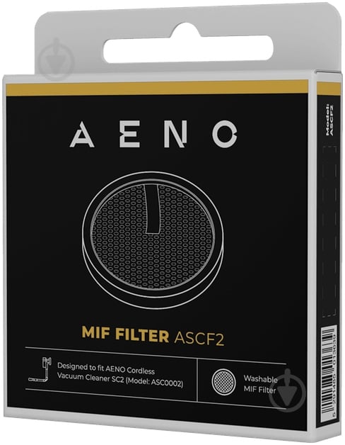 Фільтр AENO ASCF2 MIF миючий для акумуляторного пилососу AENO SC2 - фото 2 Фільтр AENO ASCF2 MIF миючий для акумуляторного пилососу AENO SC2 - фото 2