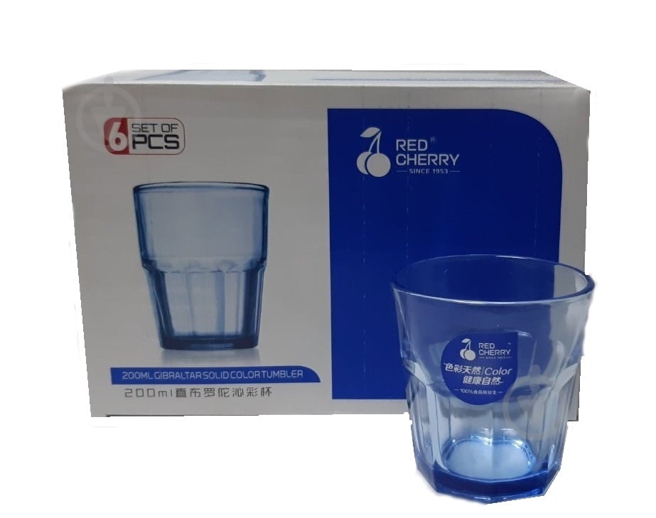 Набір склянок Граніт Айс 225 мл 6 шт. - фото 1