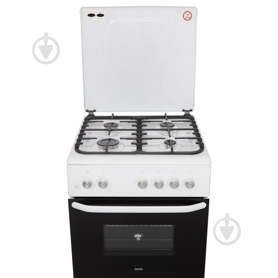 Плита газовая Eleyus CAST 6001 CF WH - фото 3 Плита газовая Eleyus CAST 6001 CF WH - фото 3