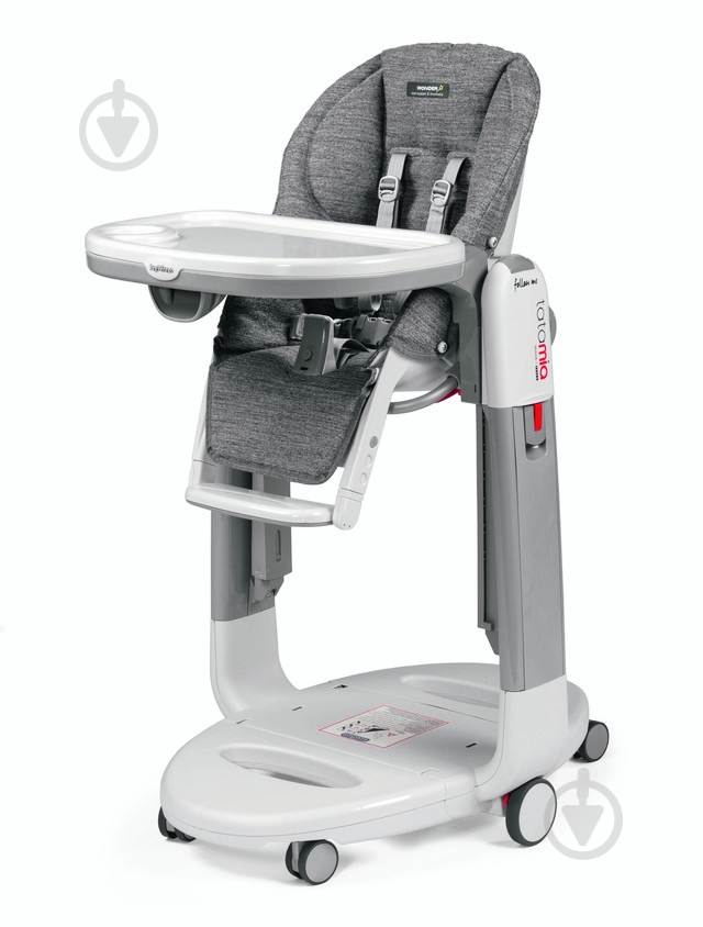 Стільчик-трансформер Peg-Perego Tatamia Follow Me Wonder Grey сірий - фото 1