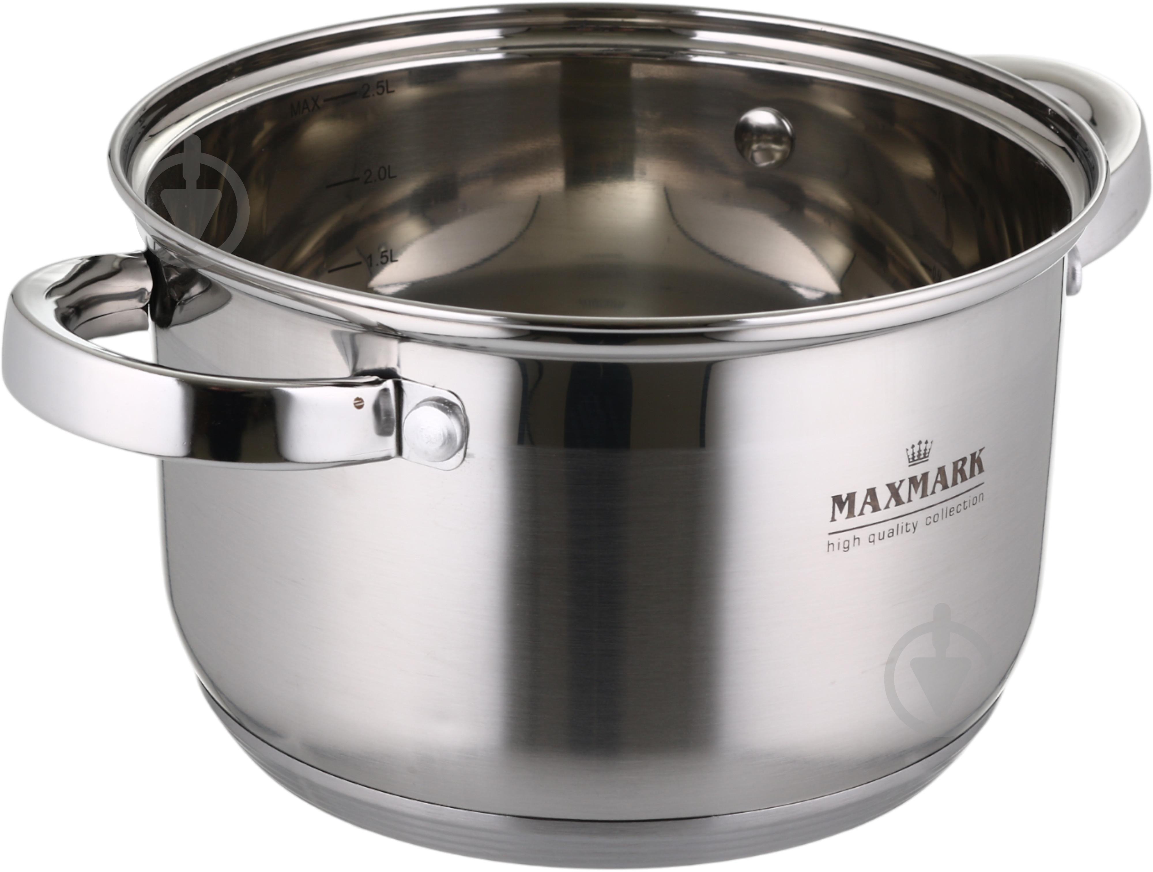 Кастрюля с крышкой Maxmark 2 л 18 см MK-3702 - фото 5