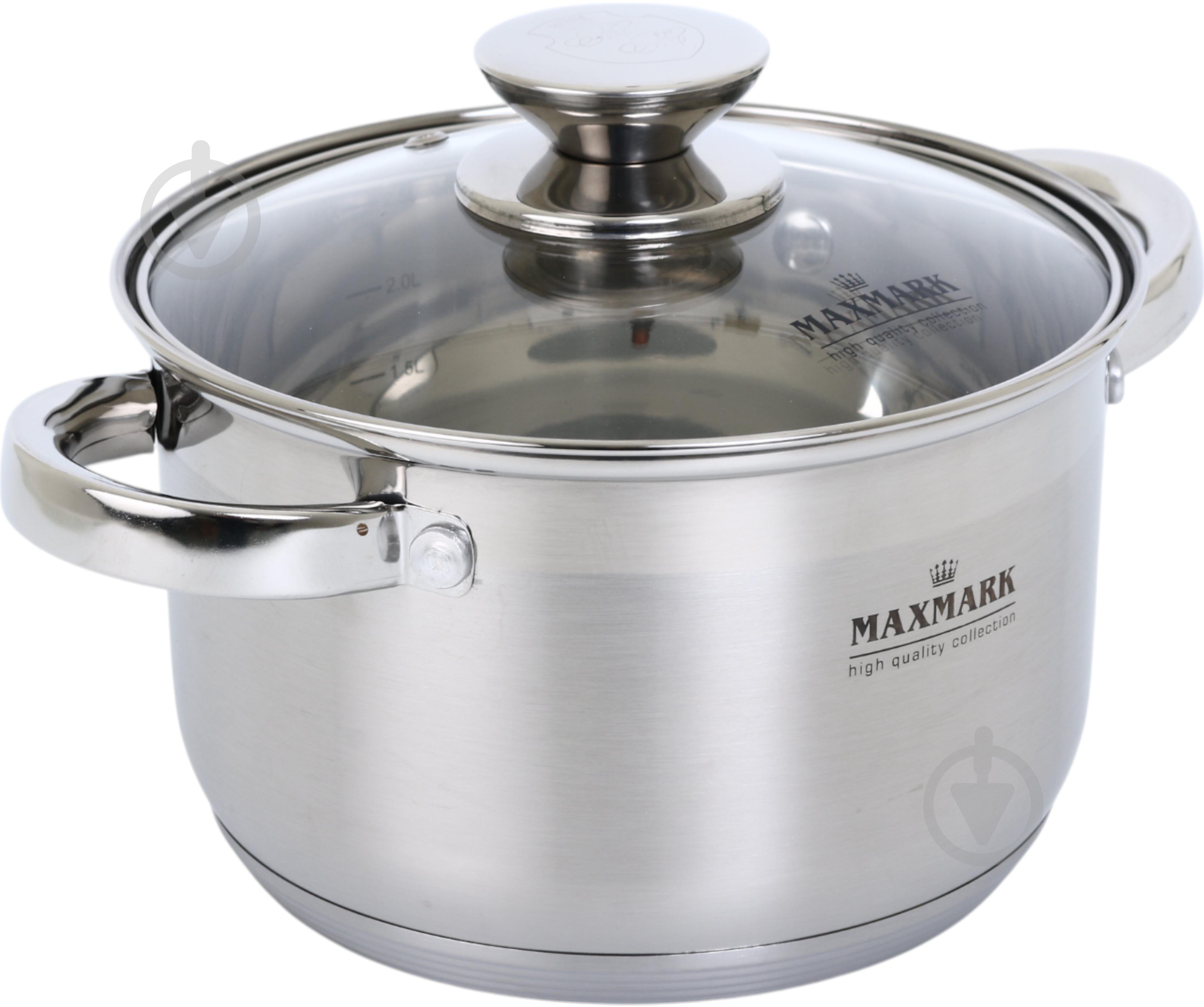 Кастрюля с крышкой Maxmark 2 л 18 см MK-3702 - фото 7