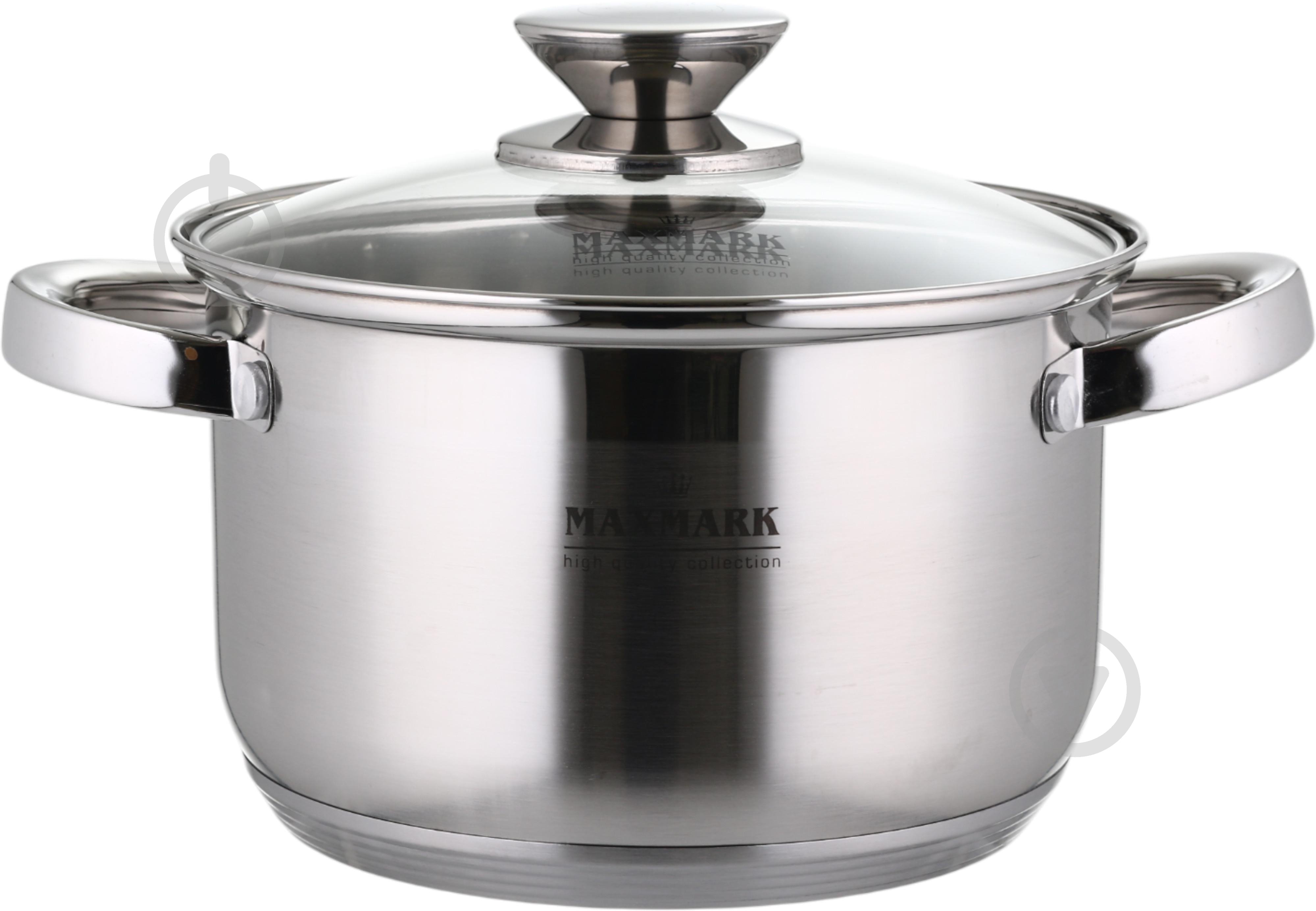 Кастрюля с крышкой Maxmark 2 л 18 см MK-3702 - фото 2