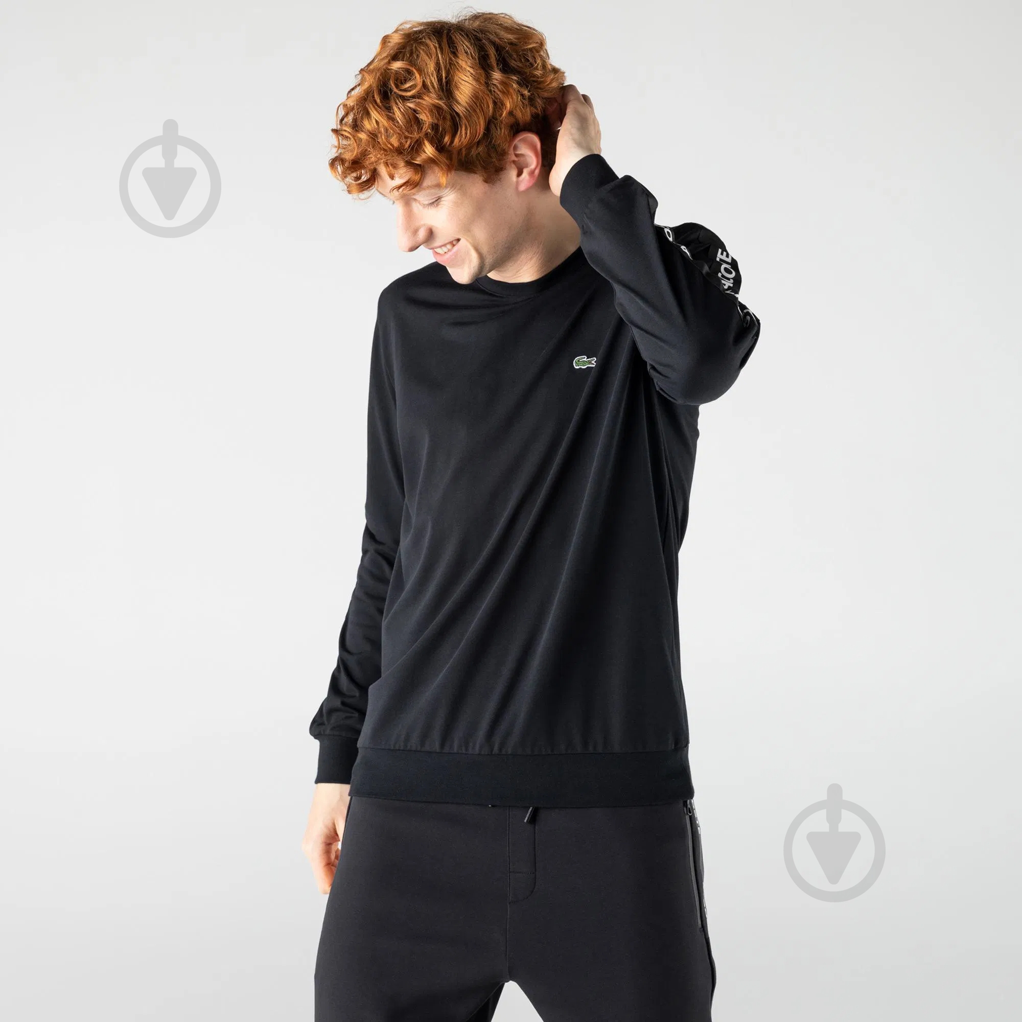Лонгслив Lacoste TH215151S р.2XL черный - фото 1