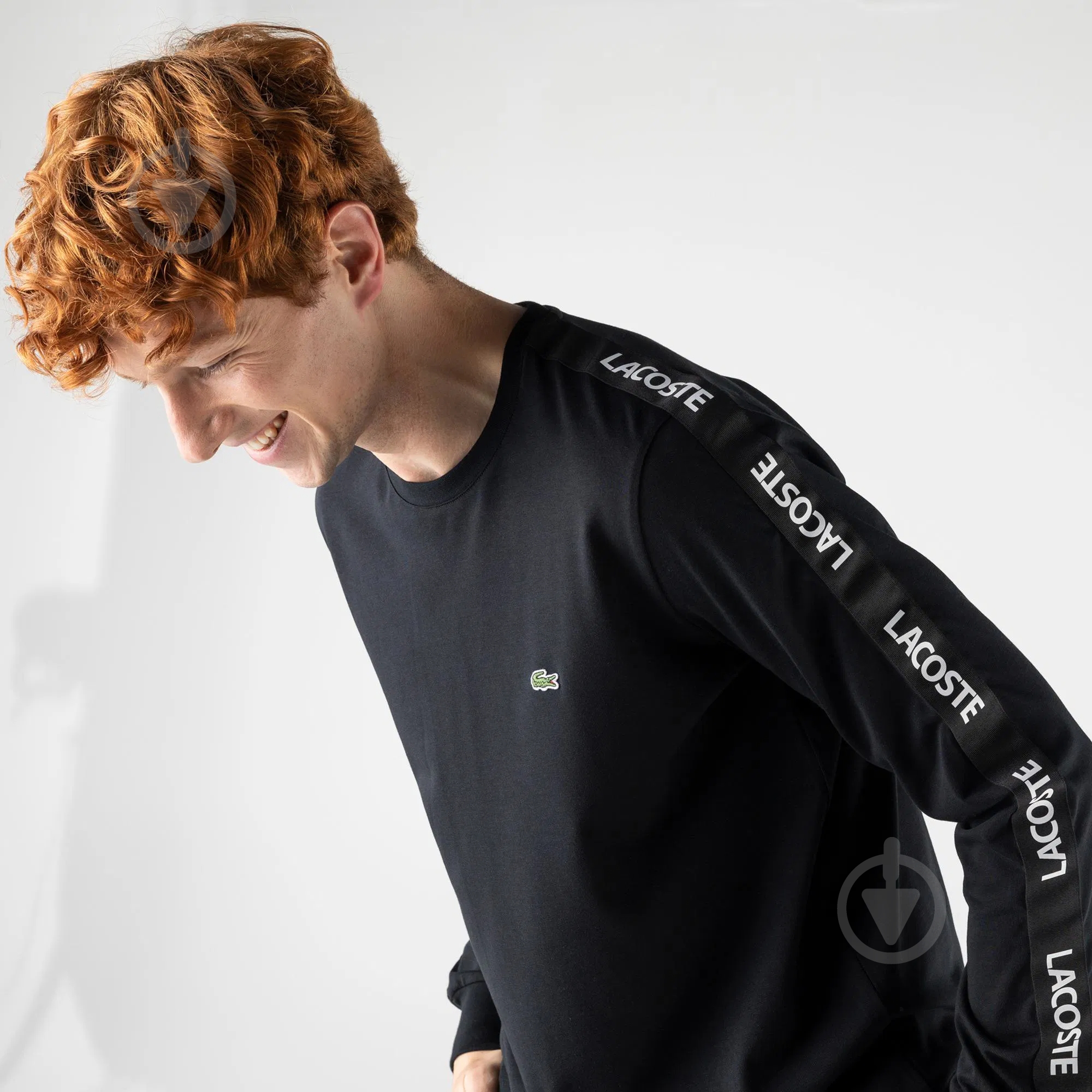 Лонгслив Lacoste TH215151S р.2XL черный - фото 4