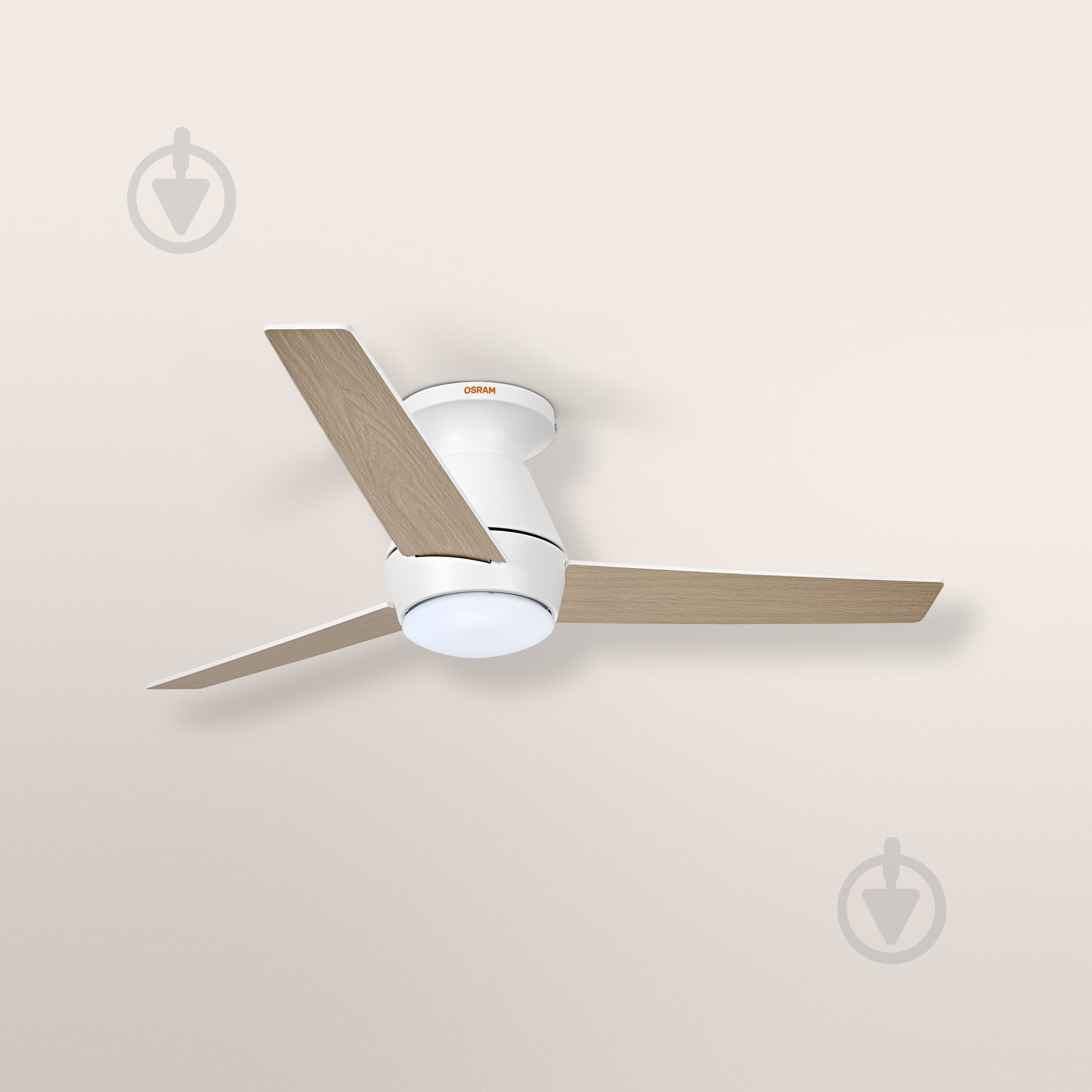 Люстра-вентилятор Osram Ceiling RGB DIM 18 Вт білий/дерево FAN NORDES - фото 14