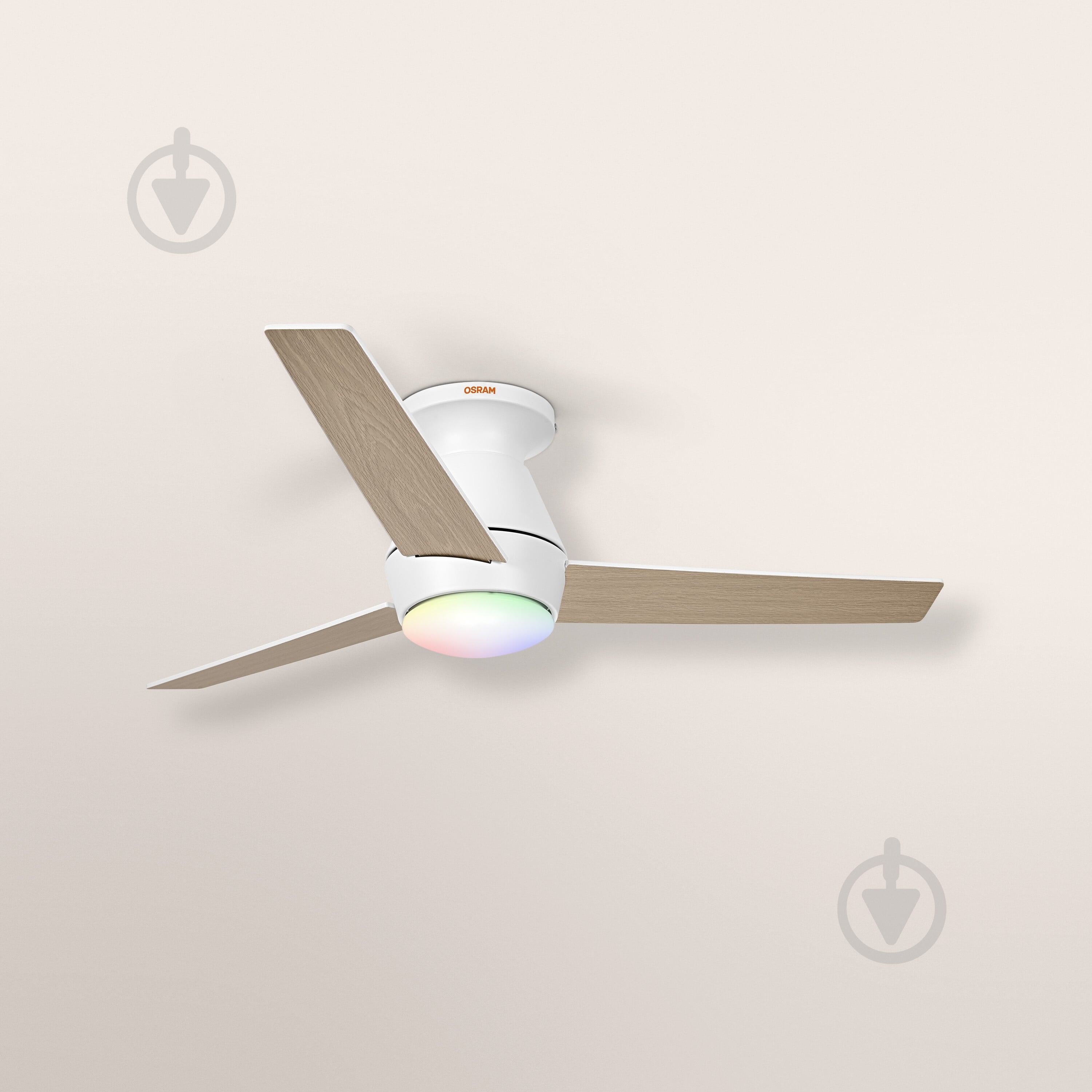 Люстра-вентилятор Osram Ceiling RGB DIM 18 Вт білий/дерево FAN NORDES - фото 11