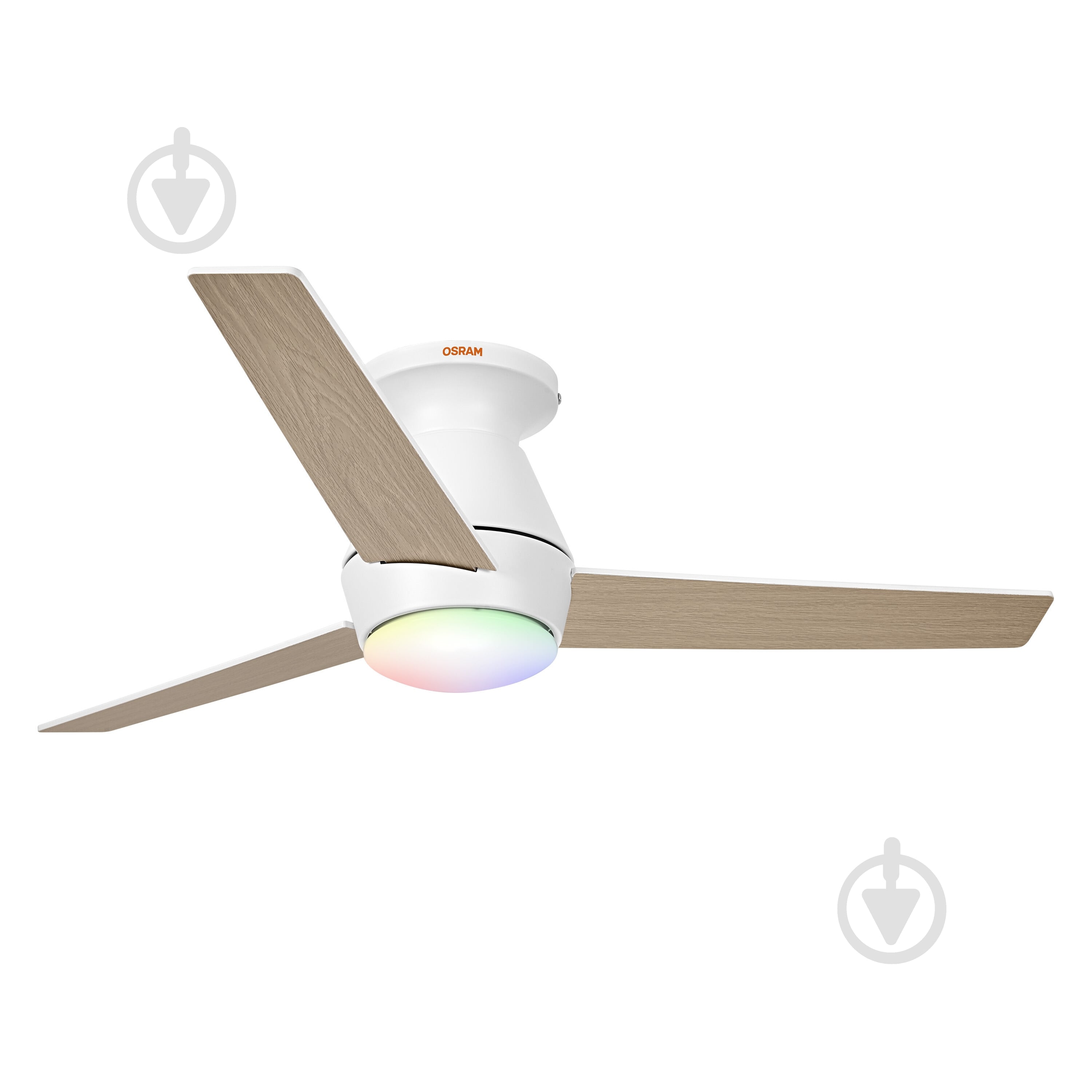 Люстра-вентилятор Osram Ceiling RGB DIM 18 Вт білий/дерево FAN NORDES - фото 4