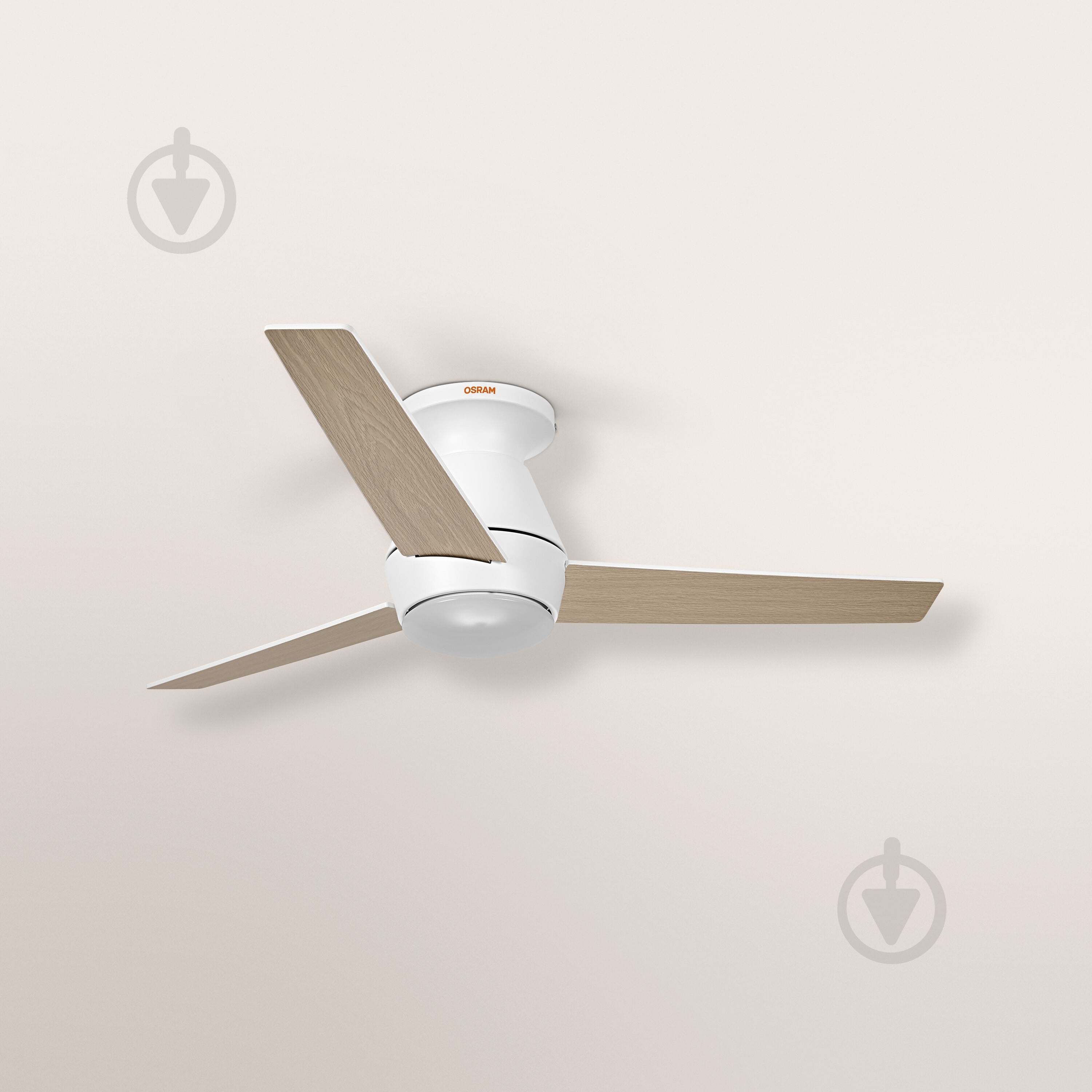 Люстра-вентилятор Osram Ceiling RGB DIM 18 Вт білий/дерево FAN NORDES - фото 10