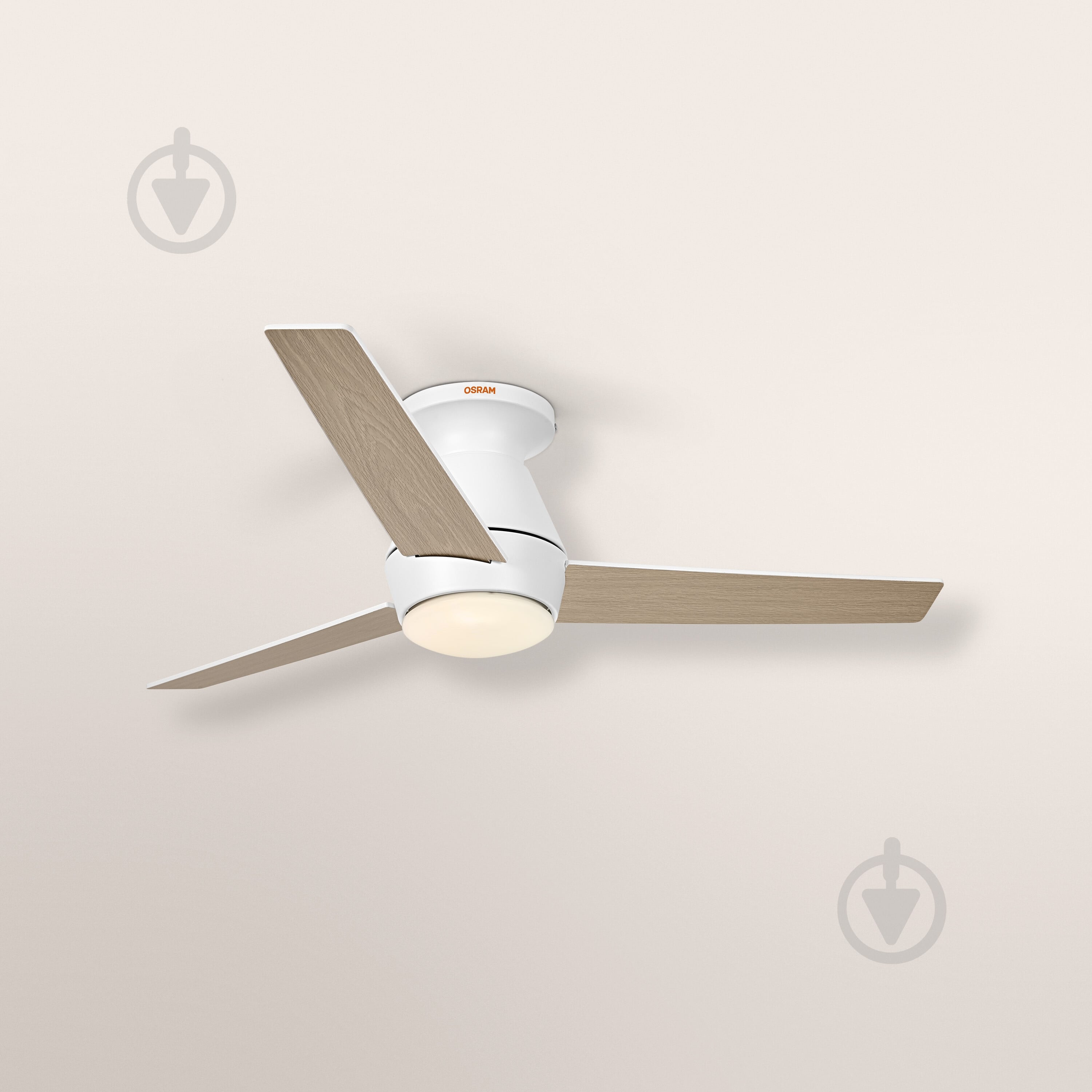 Люстра-вентилятор Osram Ceiling RGB DIM 18 Вт білий/дерево FAN NORDES - фото 12