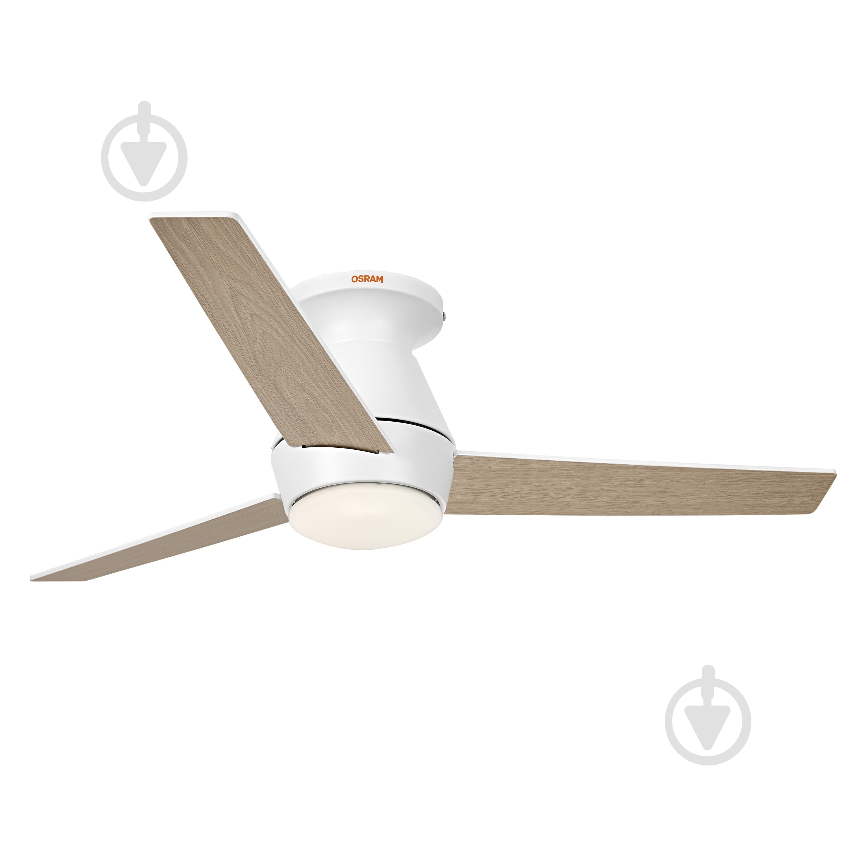 Люстра-вентилятор Osram Ceiling RGB DIM 18 Вт білий/дерево FAN NORDES - фото 6