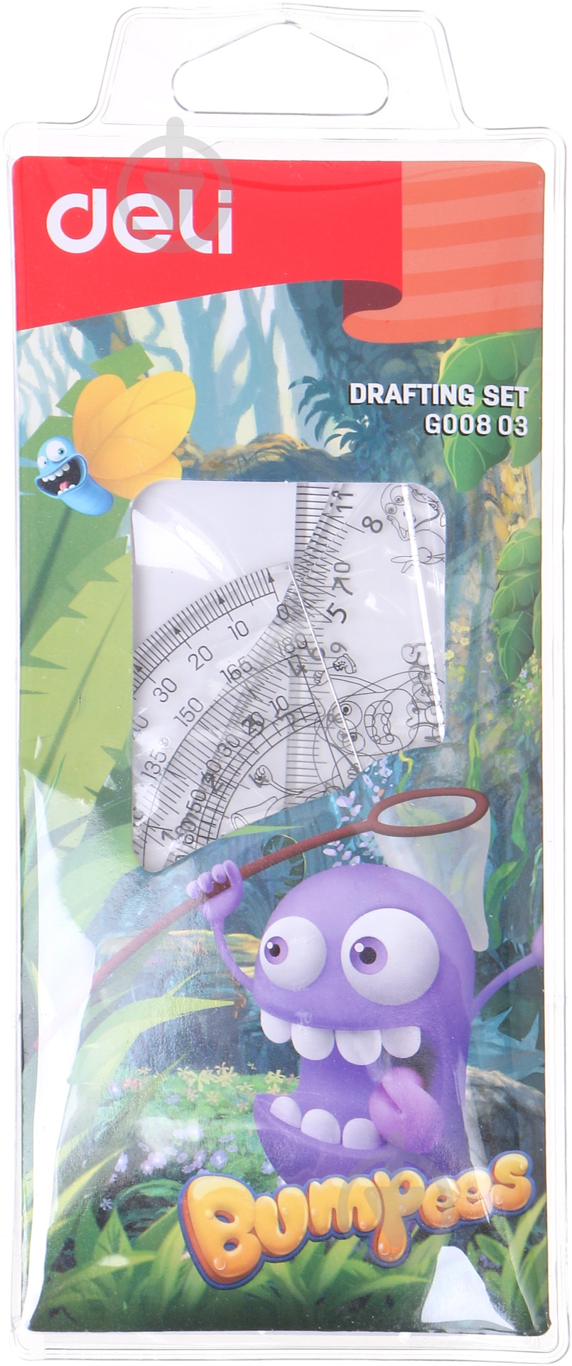 Набор линеек Bumpees 4 предмета Deli - фото 3